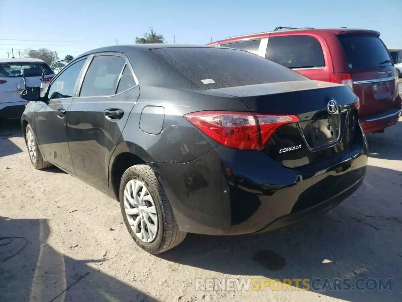 3 Photograph of a damaged car 5YFBURHE4KP866018 TOYOTA COROLLA 2019