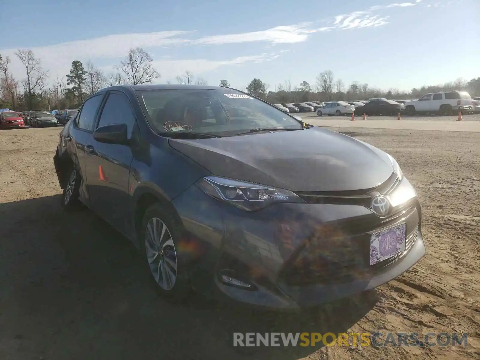 1 Photograph of a damaged car 5YFBURHE4KP866715 TOYOTA COROLLA 2019