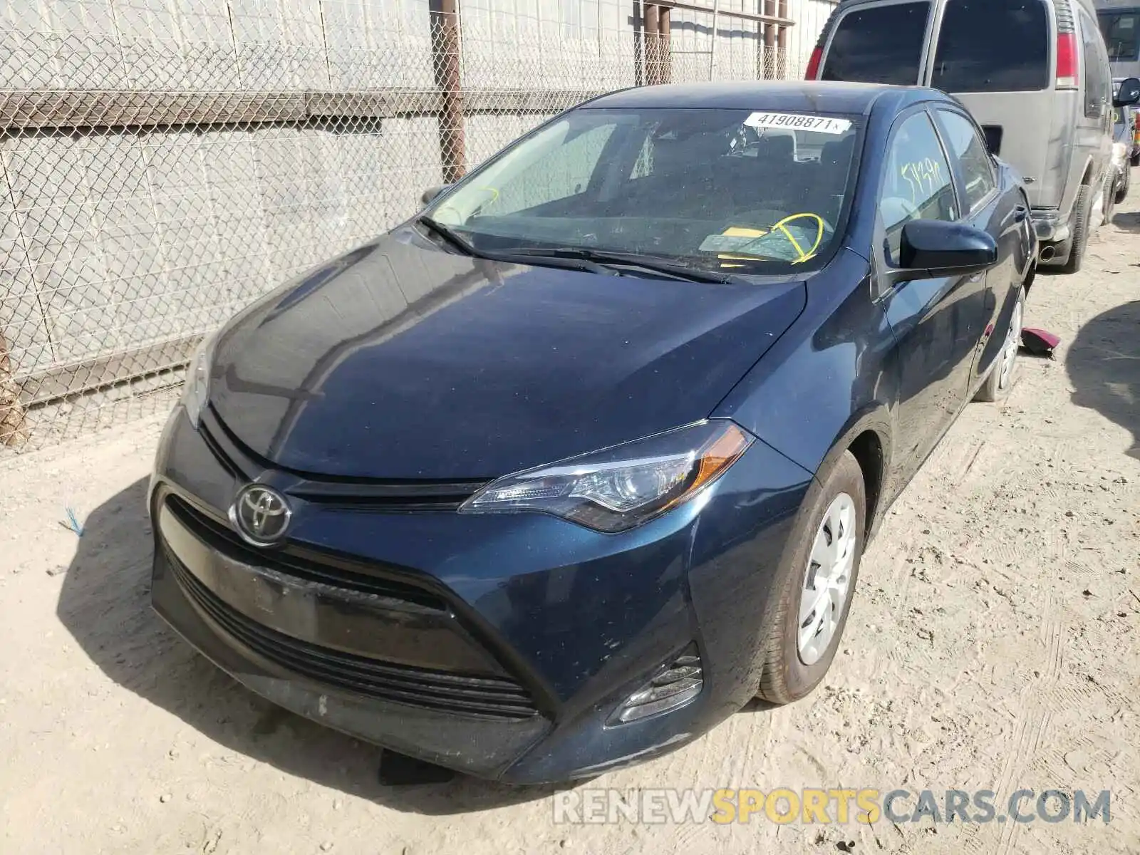 2 Photograph of a damaged car 5YFBURHE4KP866746 TOYOTA COROLLA 2019