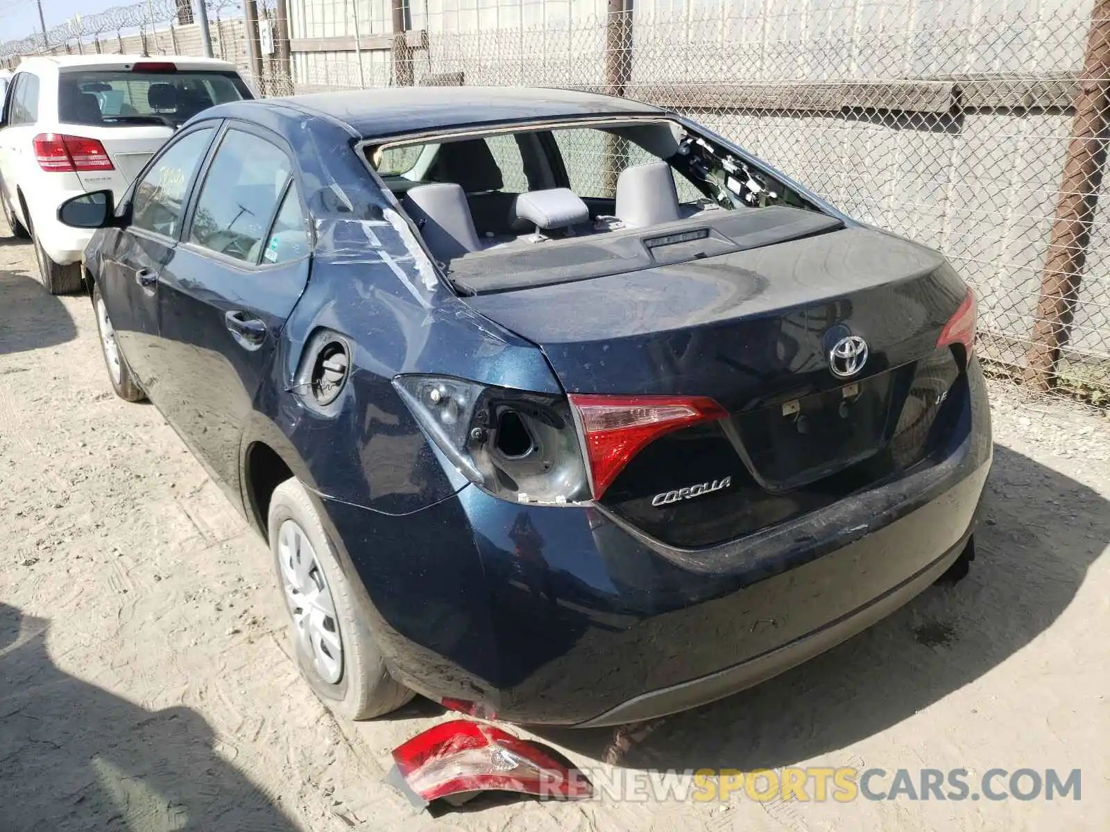 3 Photograph of a damaged car 5YFBURHE4KP866746 TOYOTA COROLLA 2019