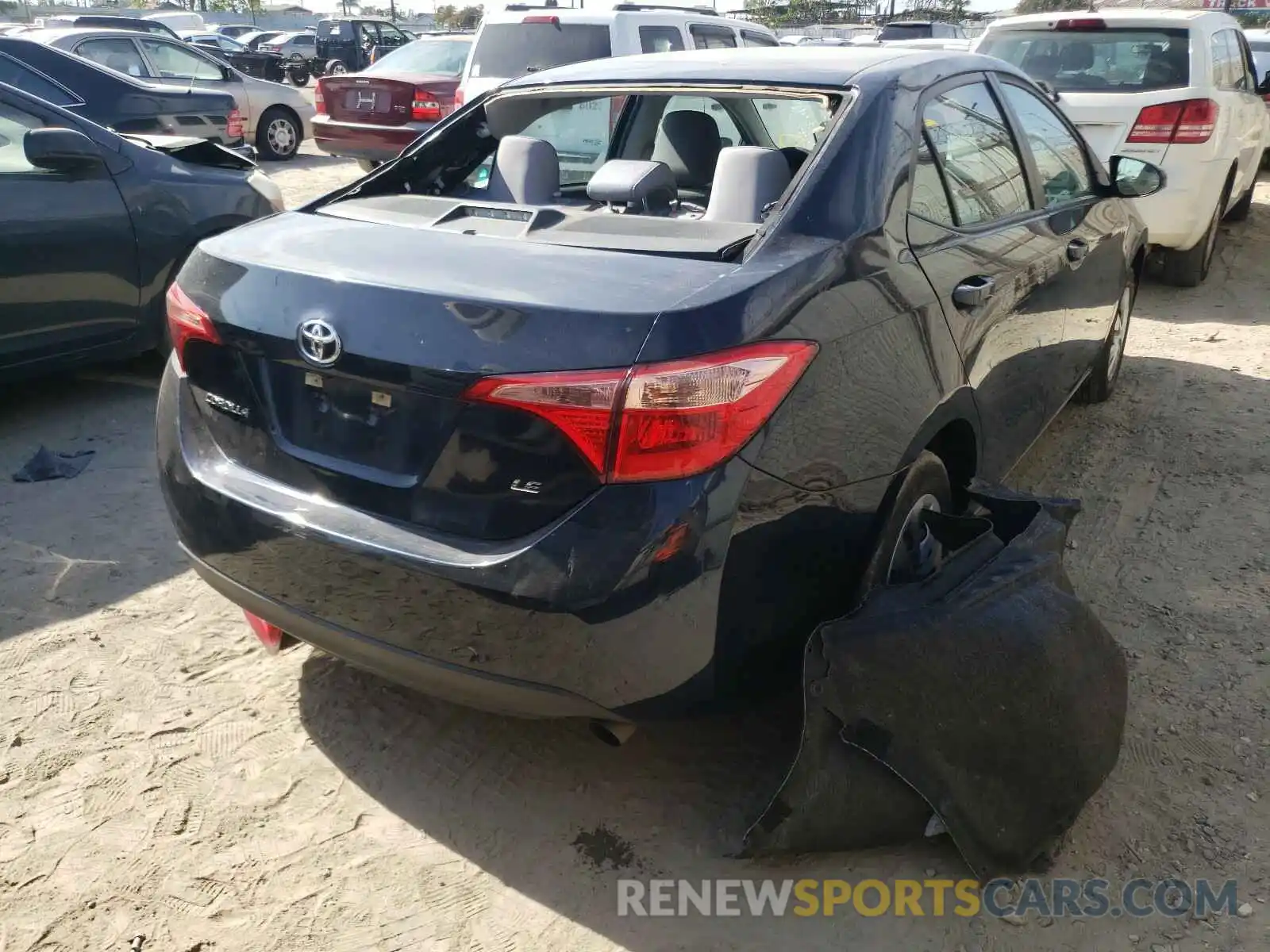 4 Photograph of a damaged car 5YFBURHE4KP866746 TOYOTA COROLLA 2019