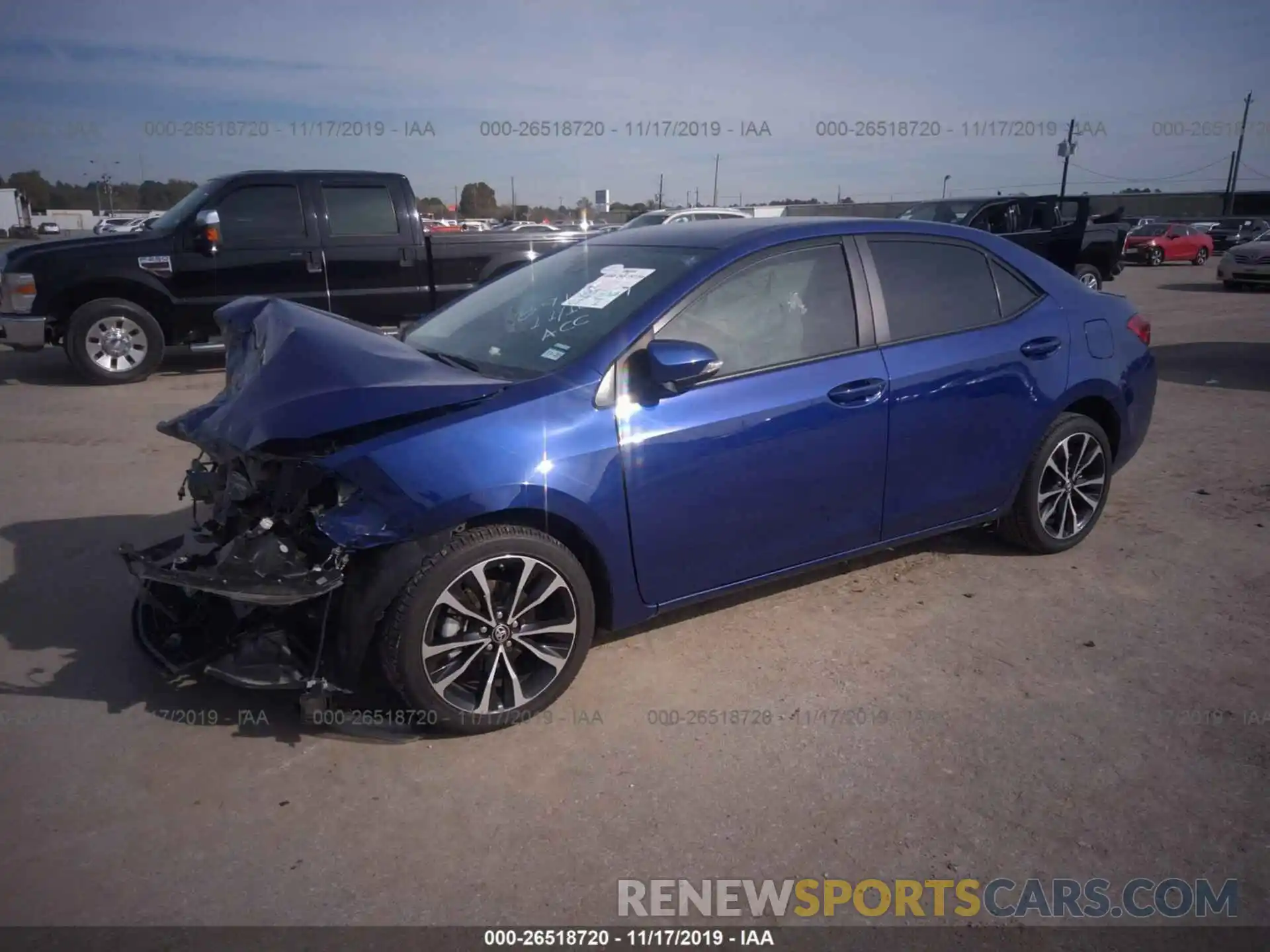 2 Photograph of a damaged car 5YFBURHE4KP867069 TOYOTA COROLLA 2019