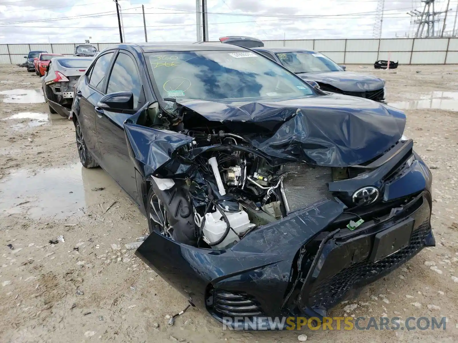 1 Фотография поврежденного автомобиля 5YFBURHE4KP867377 TOYOTA COROLLA 2019