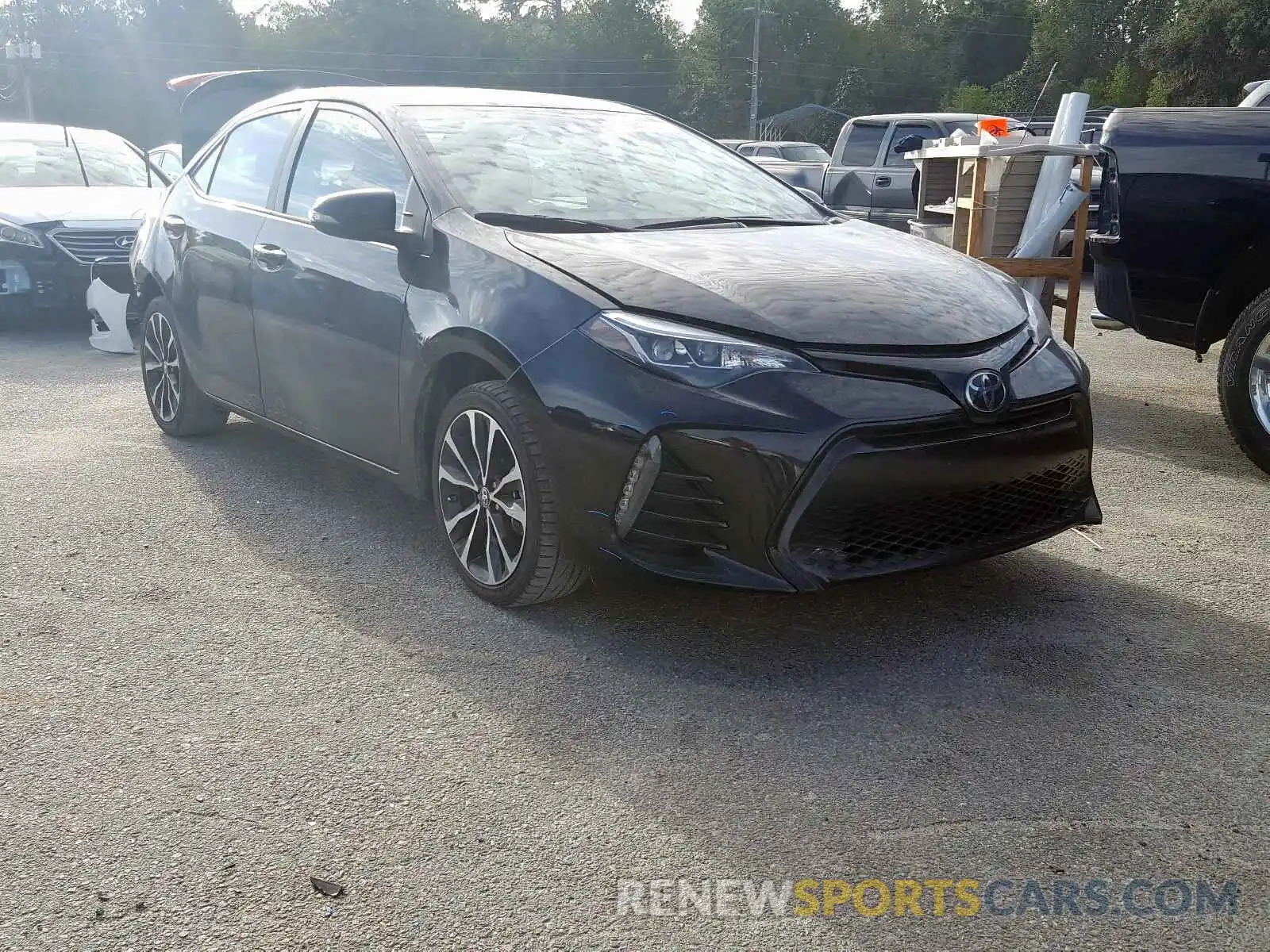 1 Photograph of a damaged car 5YFBURHE4KP867749 TOYOTA COROLLA 2019