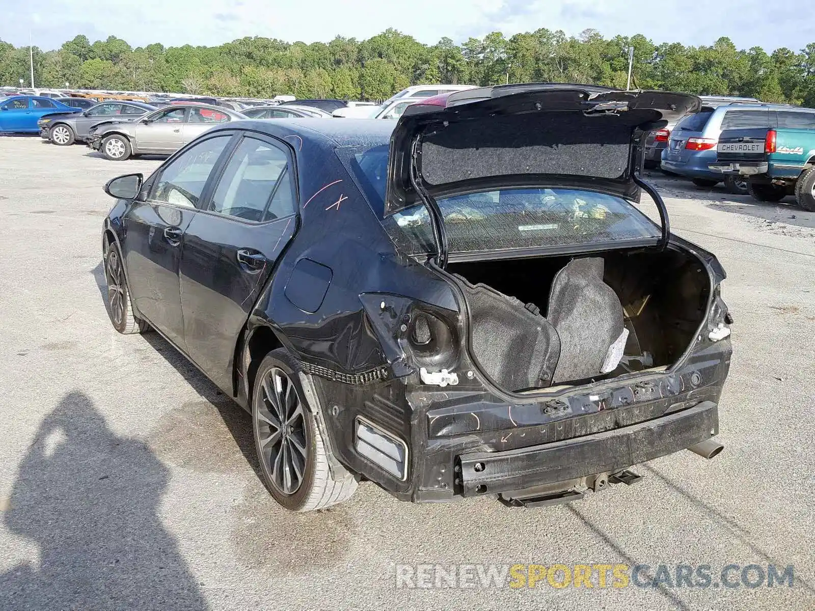 3 Photograph of a damaged car 5YFBURHE4KP867749 TOYOTA COROLLA 2019