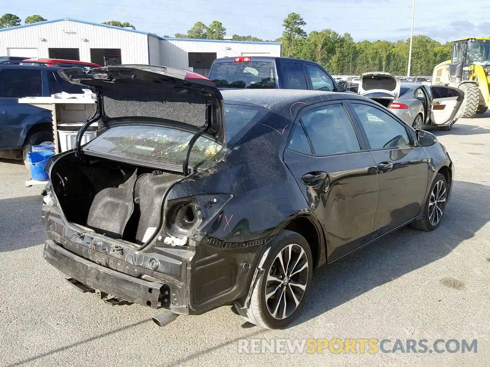 4 Photograph of a damaged car 5YFBURHE4KP867749 TOYOTA COROLLA 2019