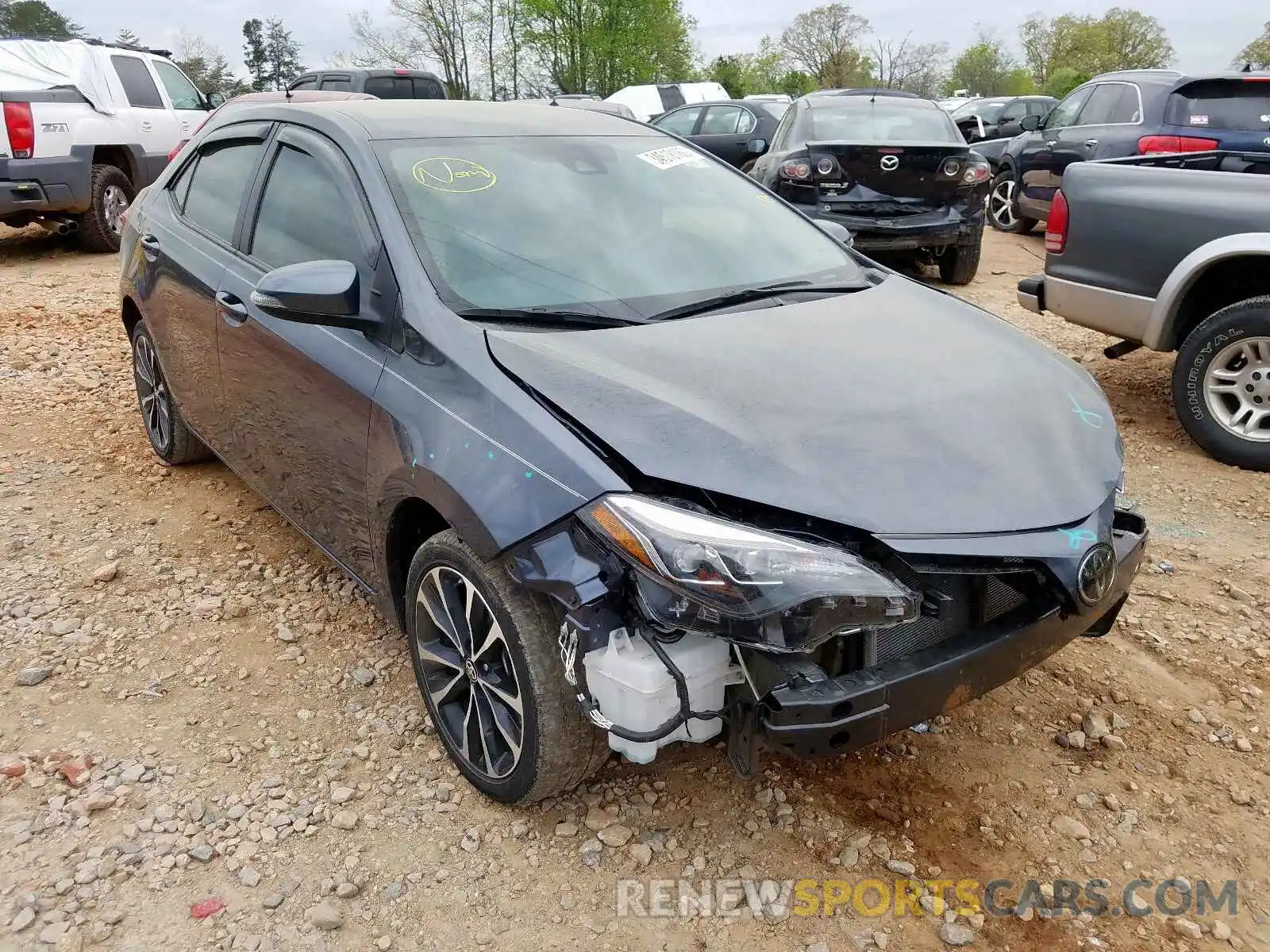 1 Photograph of a damaged car 5YFBURHE4KP867752 TOYOTA COROLLA 2019