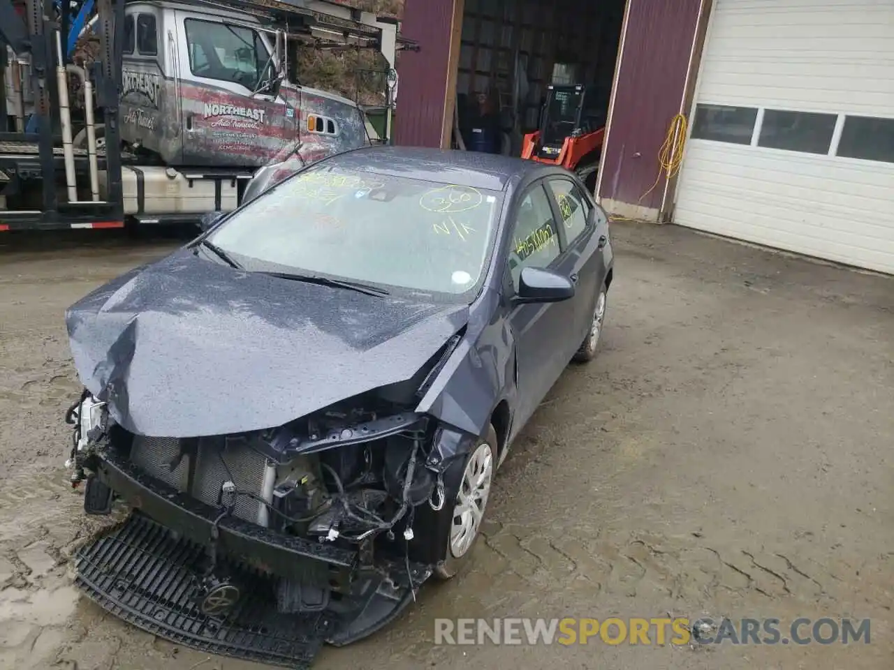 2 Photograph of a damaged car 5YFBURHE4KP868044 TOYOTA COROLLA 2019