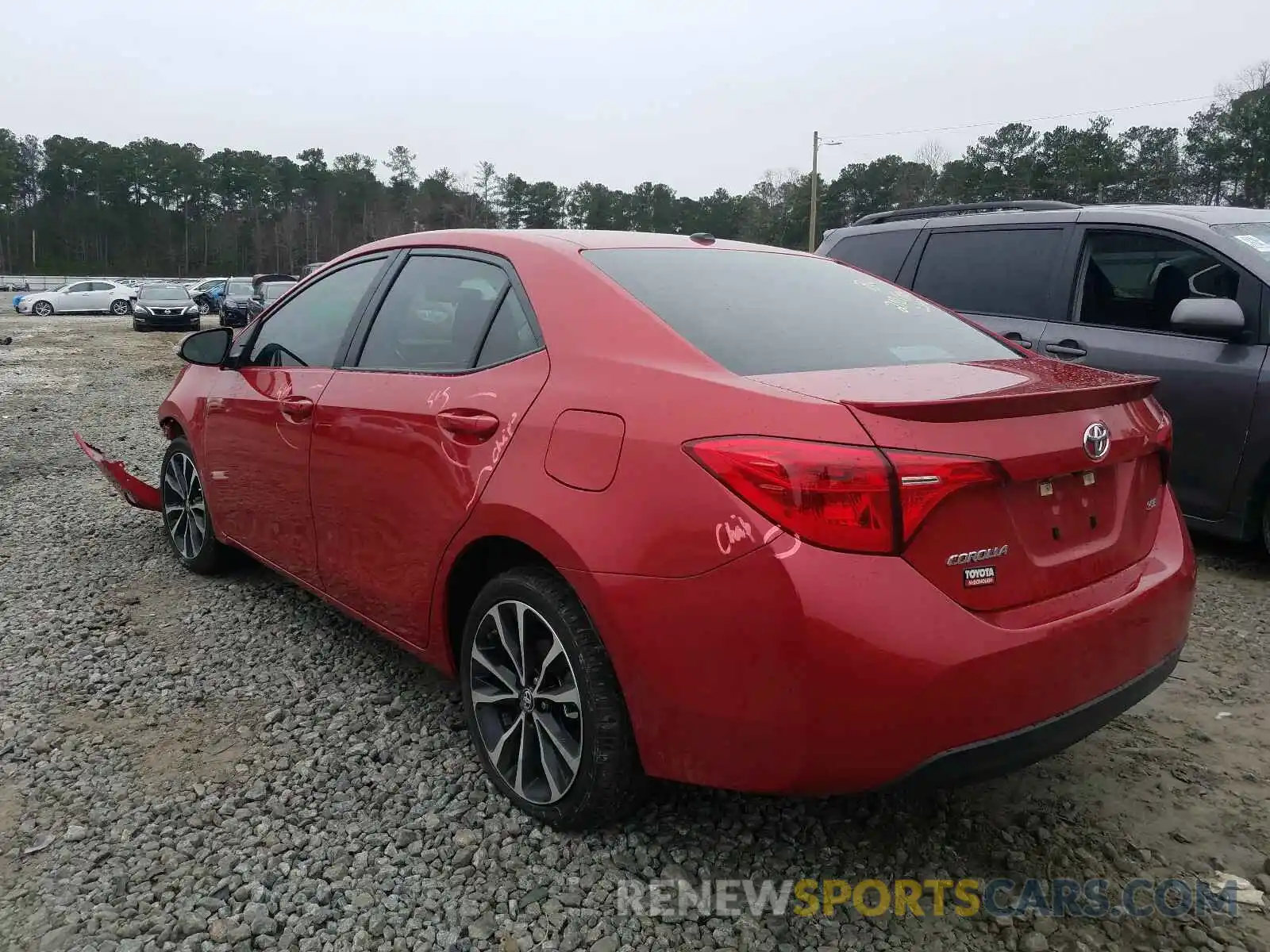 3 Photograph of a damaged car 5YFBURHE4KP868142 TOYOTA COROLLA 2019