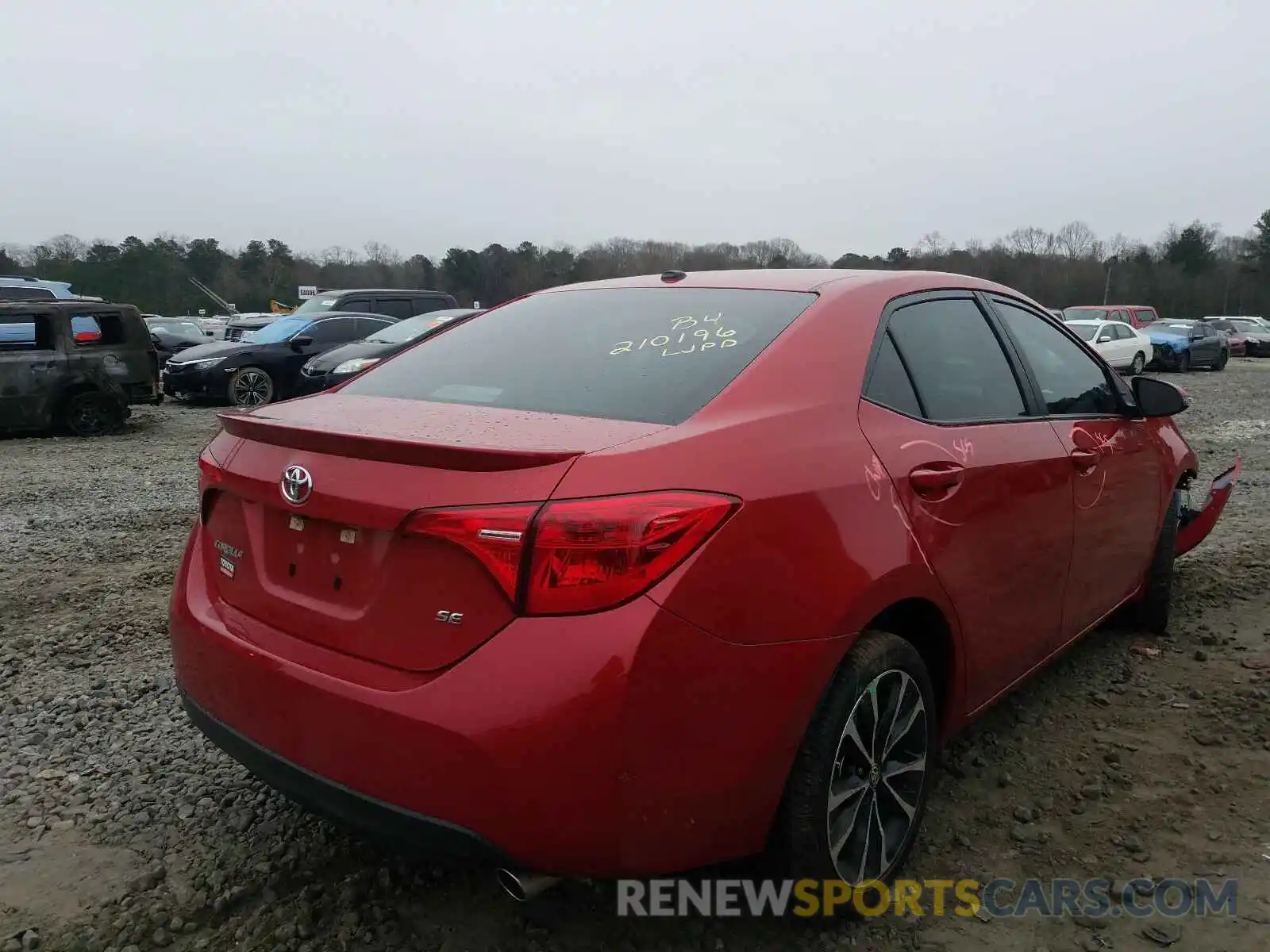 4 Photograph of a damaged car 5YFBURHE4KP868142 TOYOTA COROLLA 2019