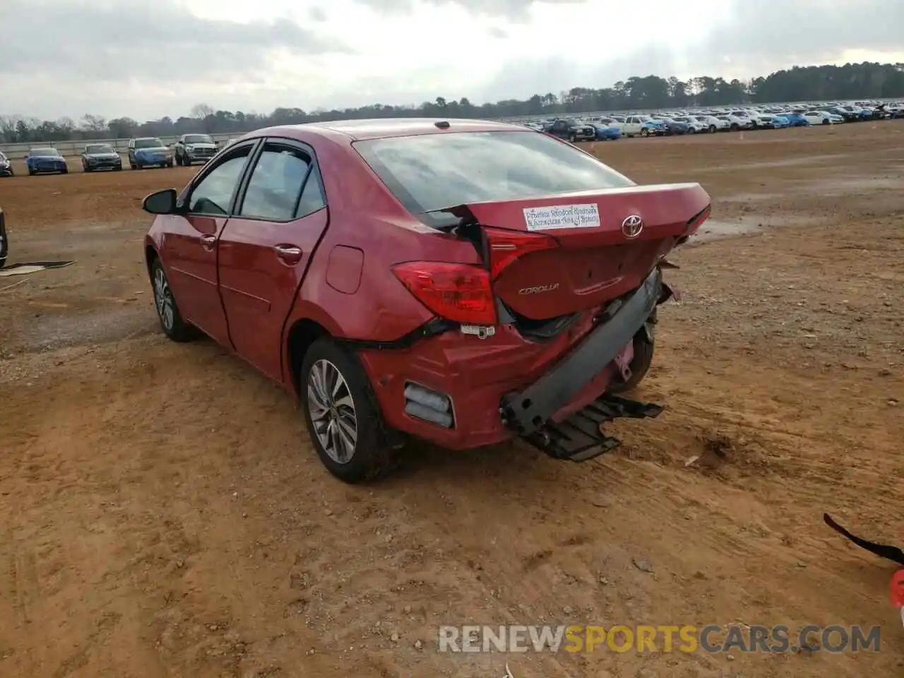 3 Photograph of a damaged car 5YFBURHE4KP868318 TOYOTA COROLLA 2019