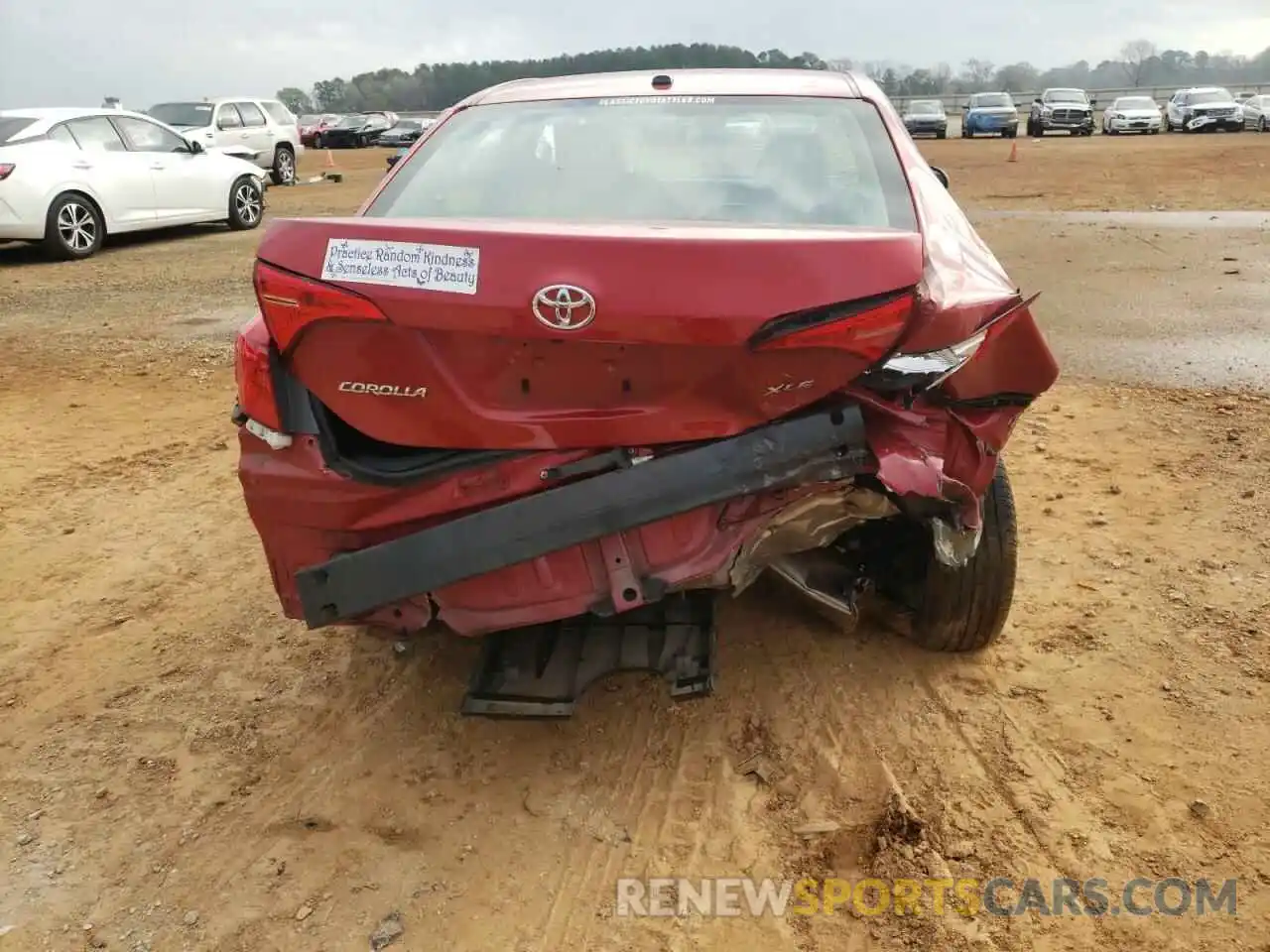 9 Photograph of a damaged car 5YFBURHE4KP868318 TOYOTA COROLLA 2019