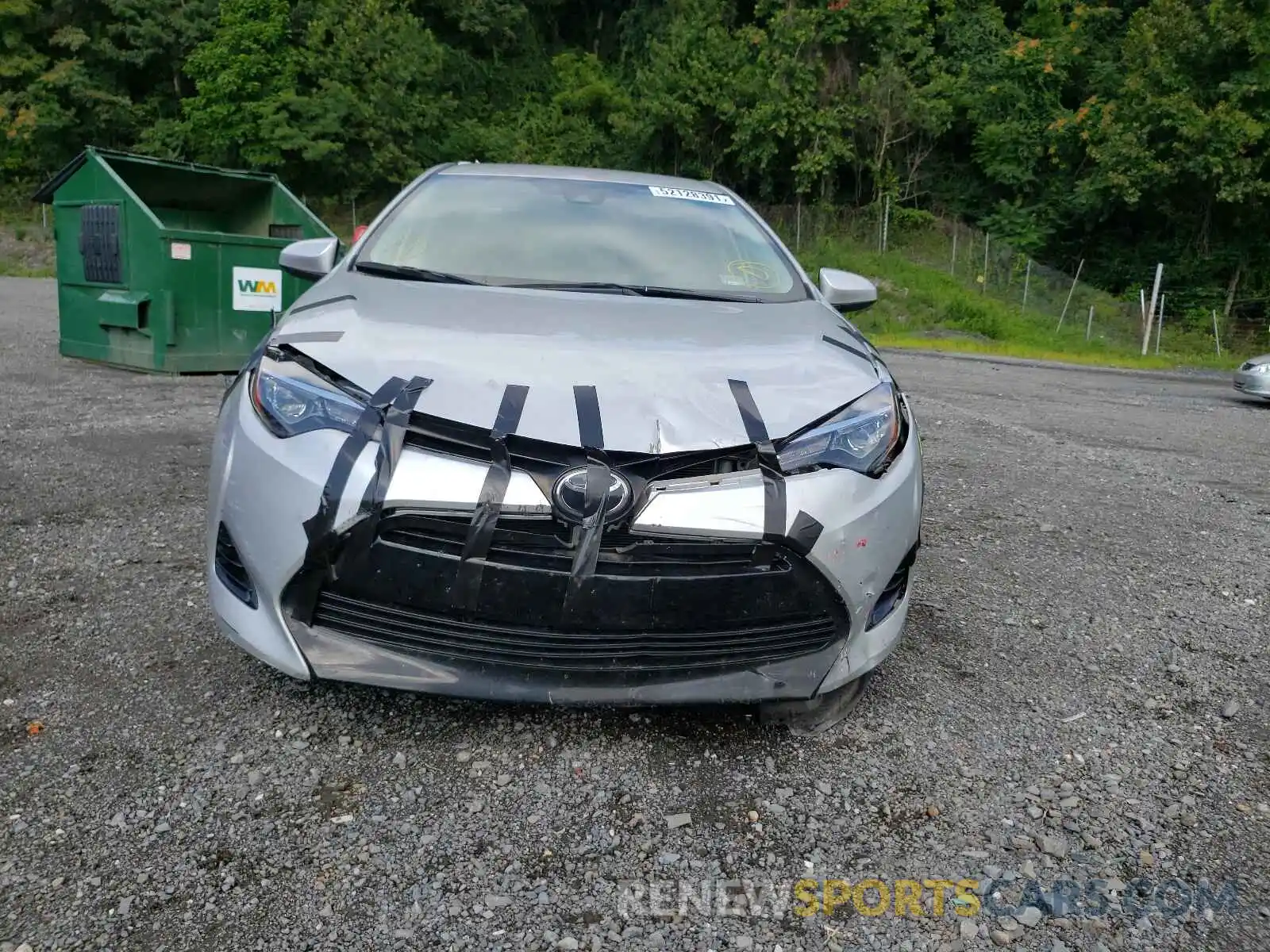 9 Photograph of a damaged car 5YFBURHE4KP868481 TOYOTA COROLLA 2019