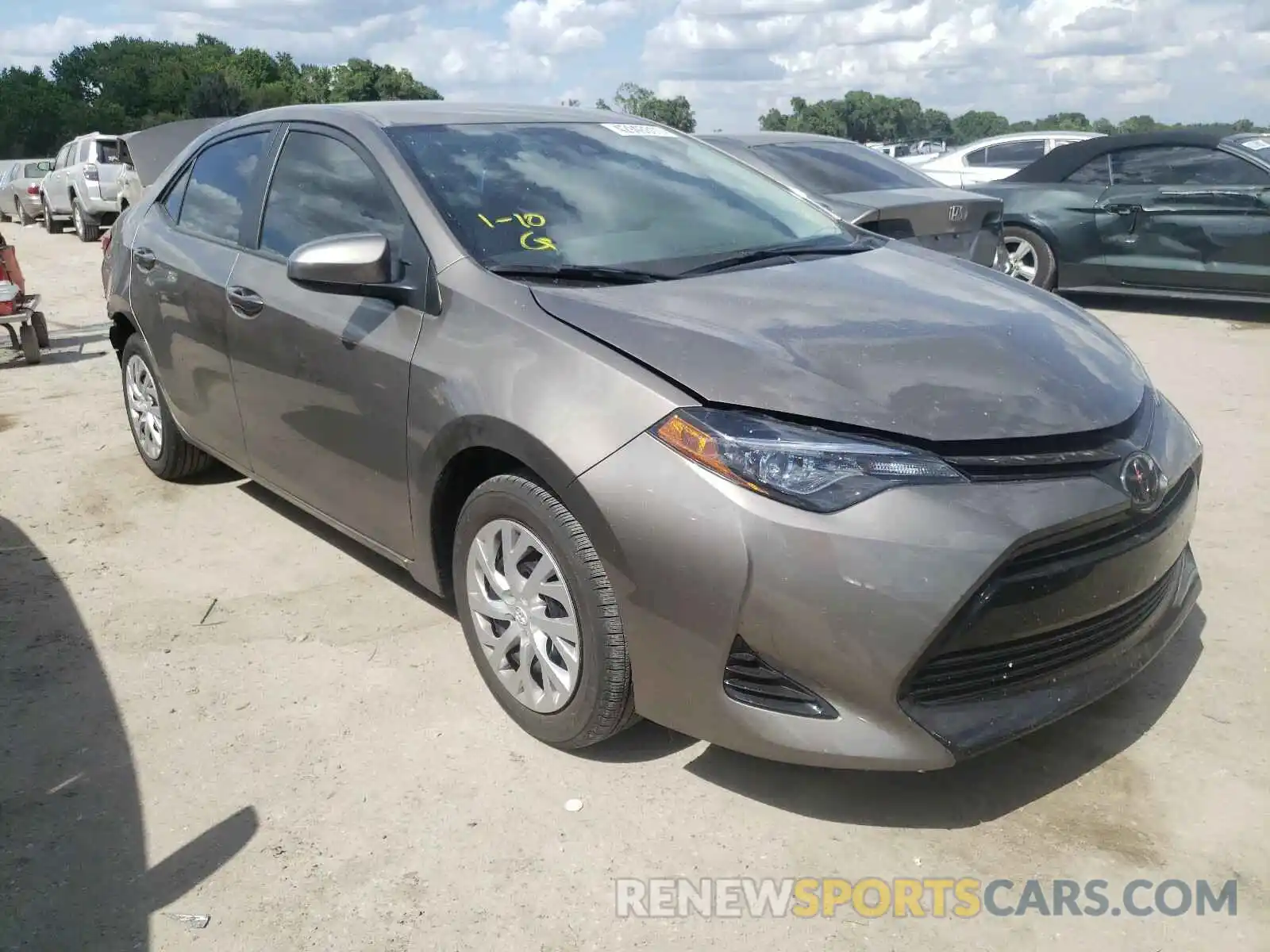 1 Photograph of a damaged car 5YFBURHE4KP868528 TOYOTA COROLLA 2019