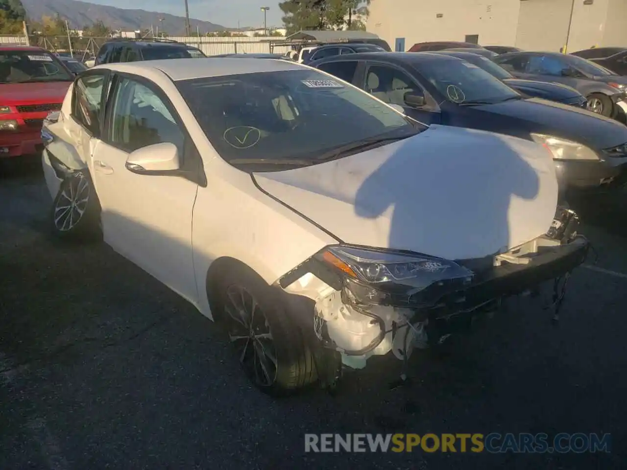 1 Photograph of a damaged car 5YFBURHE4KP868920 TOYOTA COROLLA 2019