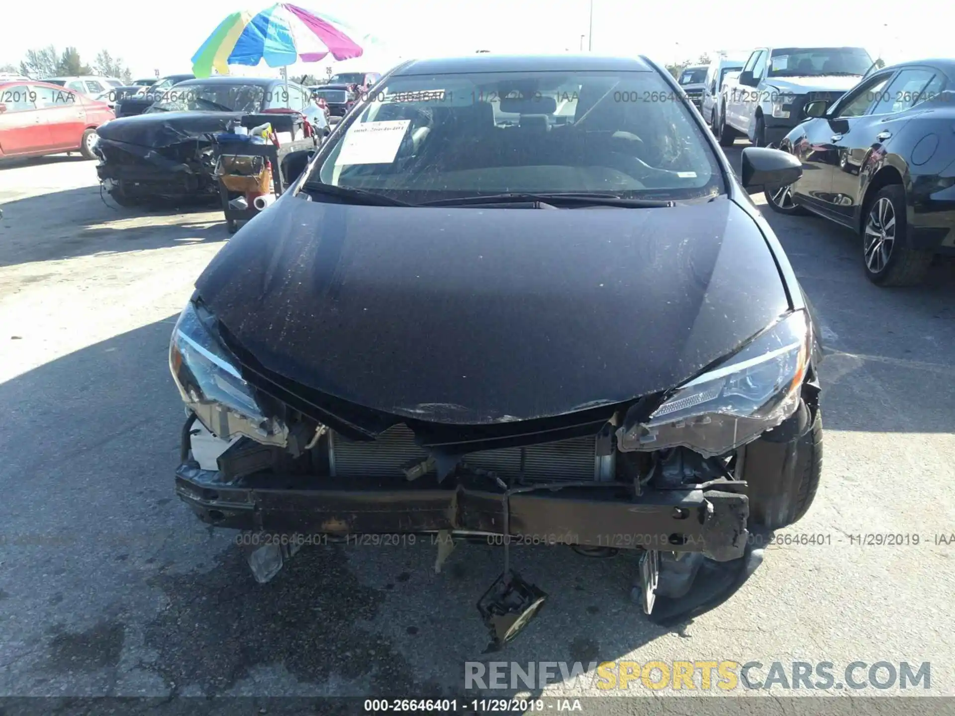 6 Photograph of a damaged car 5YFBURHE4KP869100 TOYOTA COROLLA 2019