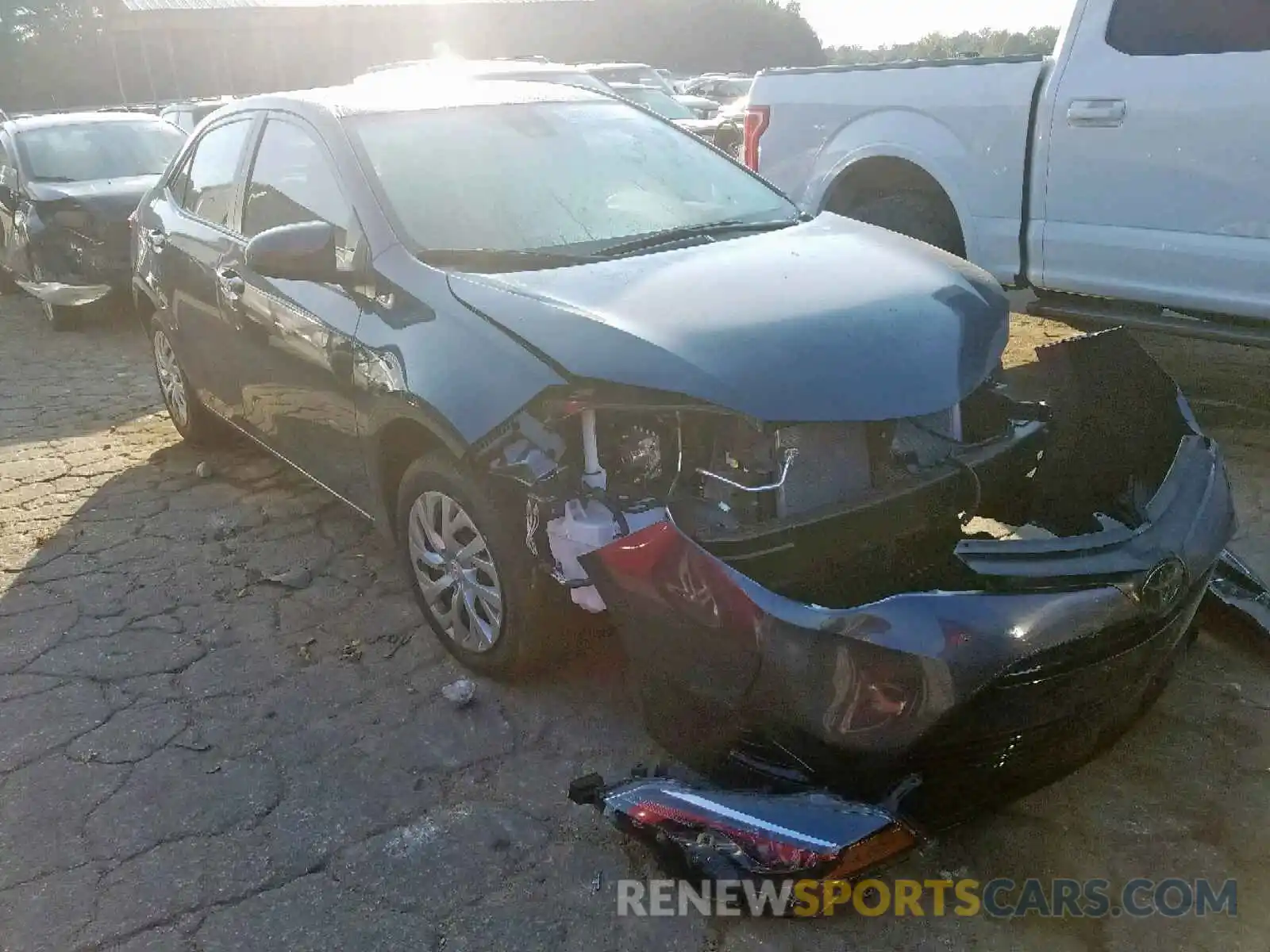 1 Photograph of a damaged car 5YFBURHE4KP869713 TOYOTA COROLLA 2019