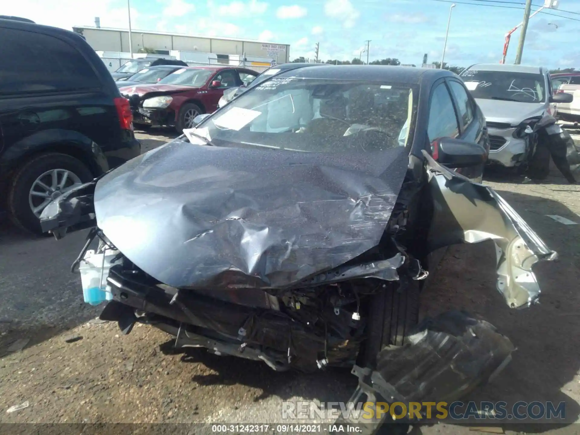 6 Photograph of a damaged car 5YFBURHE4KP870098 TOYOTA COROLLA 2019