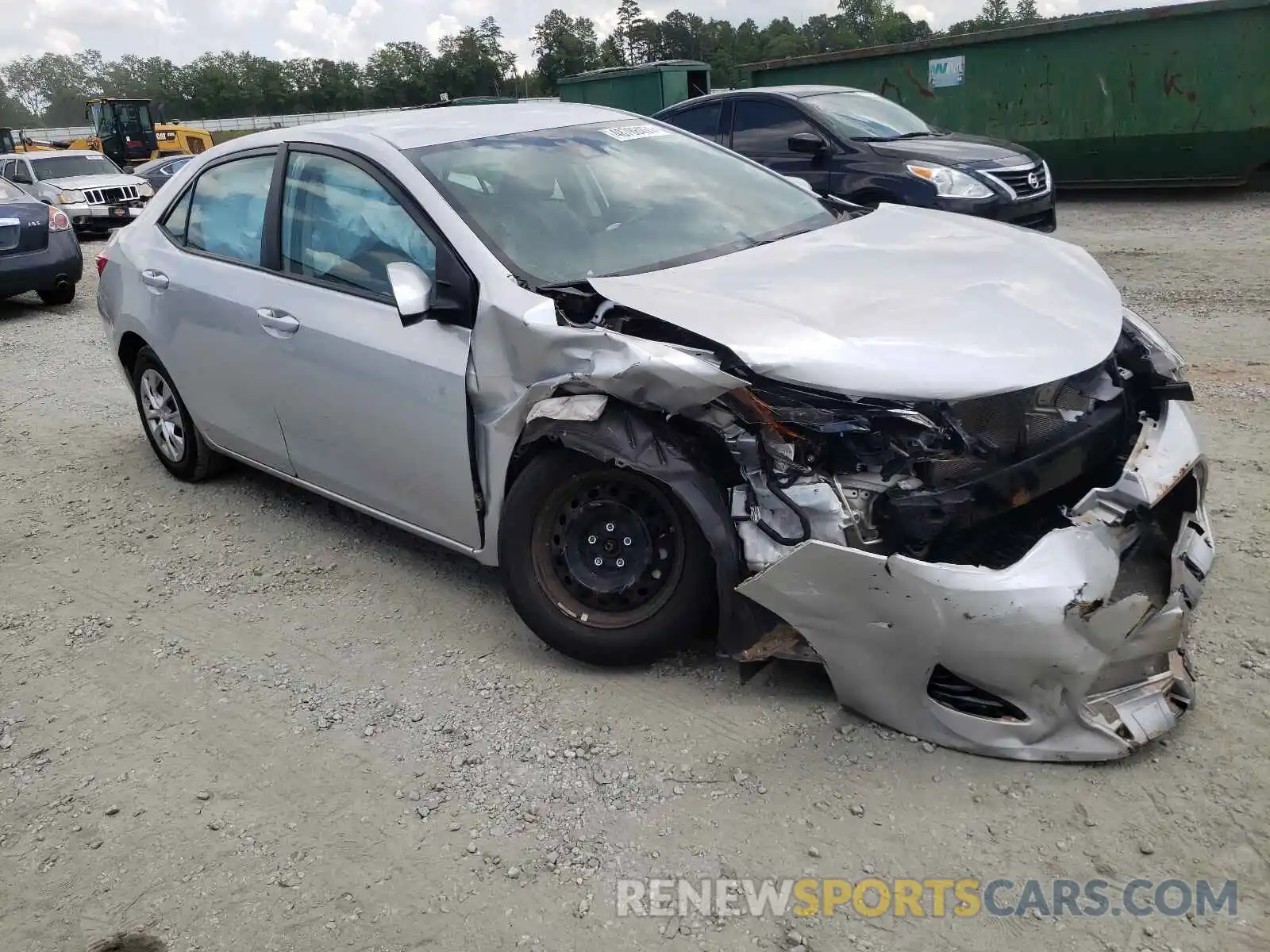 1 Photograph of a damaged car 5YFBURHE4KP870134 TOYOTA COROLLA 2019