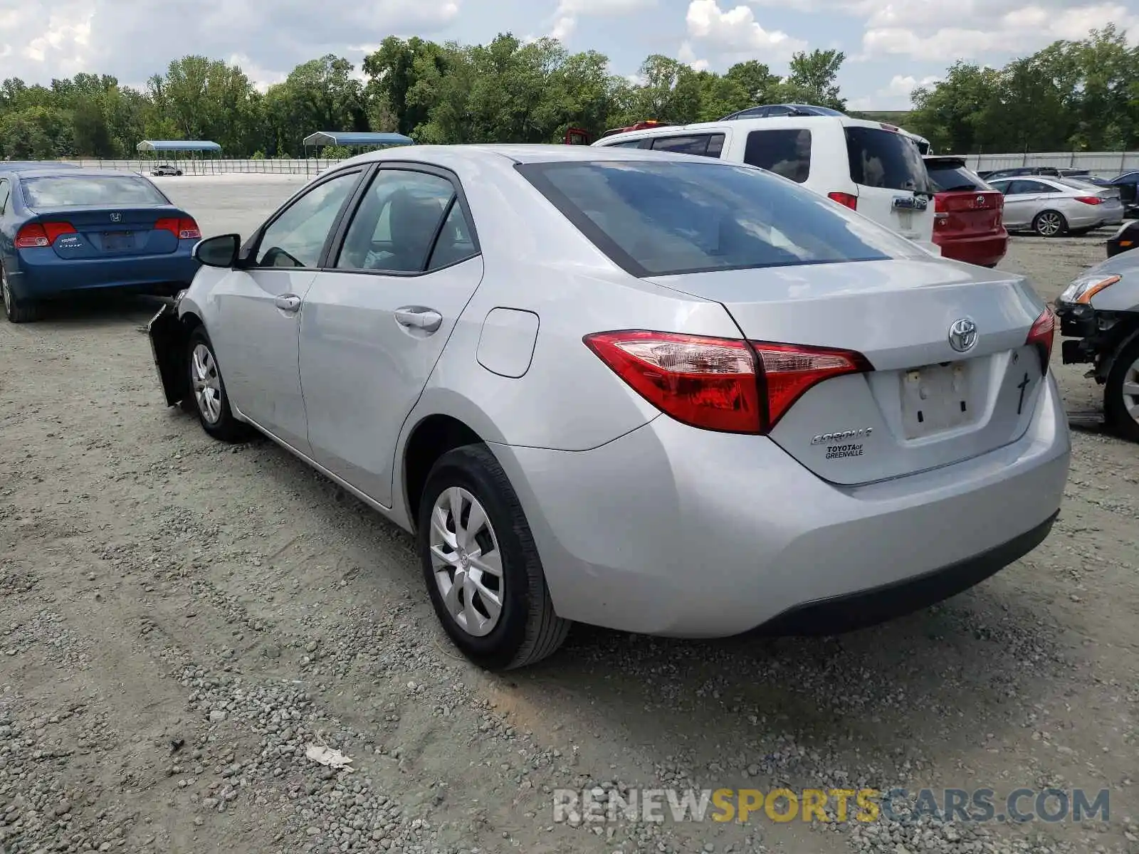 3 Photograph of a damaged car 5YFBURHE4KP870134 TOYOTA COROLLA 2019