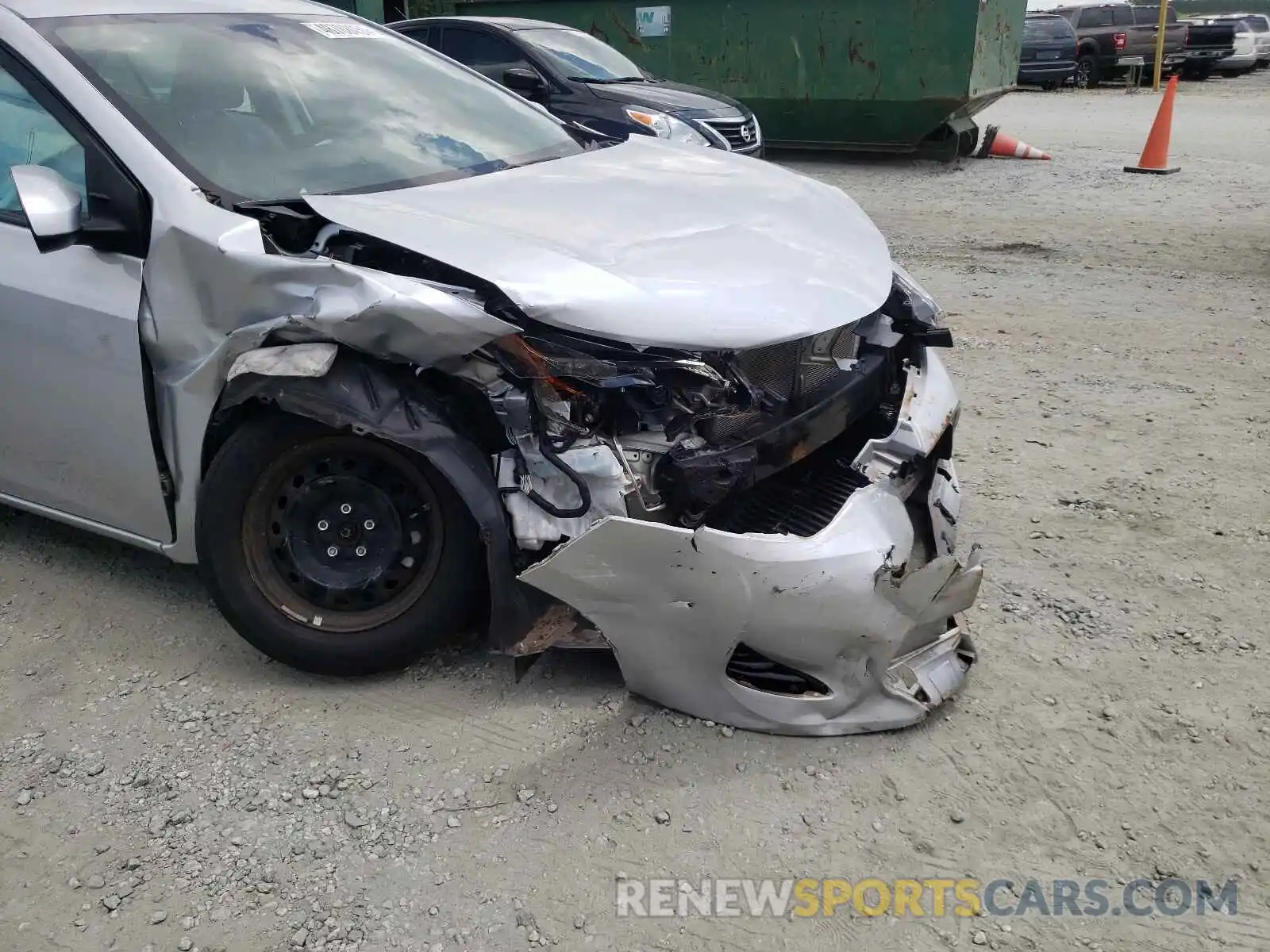 8 Photograph of a damaged car 5YFBURHE4KP870134 TOYOTA COROLLA 2019