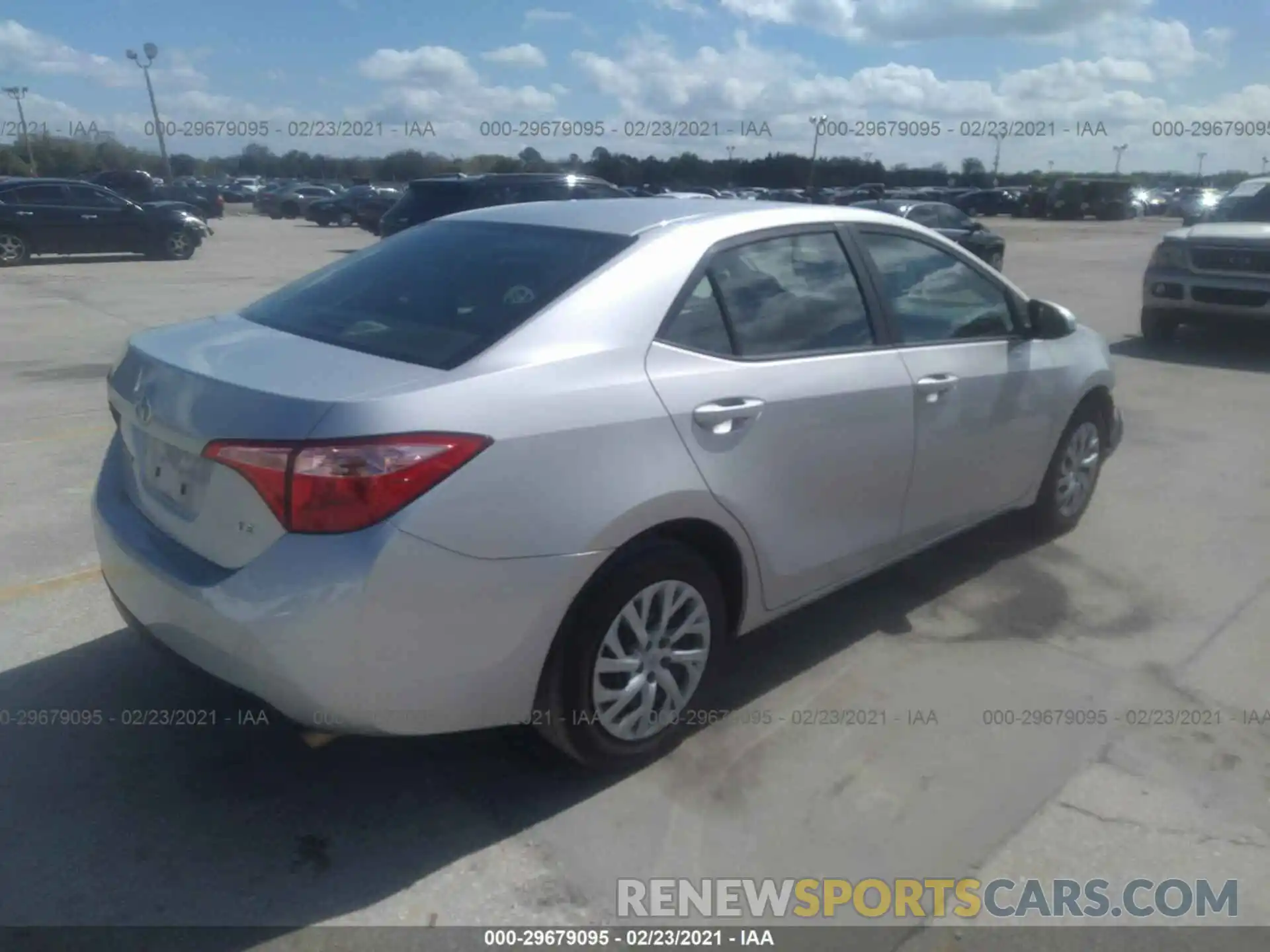 4 Photograph of a damaged car 5YFBURHE4KP870456 TOYOTA COROLLA 2019