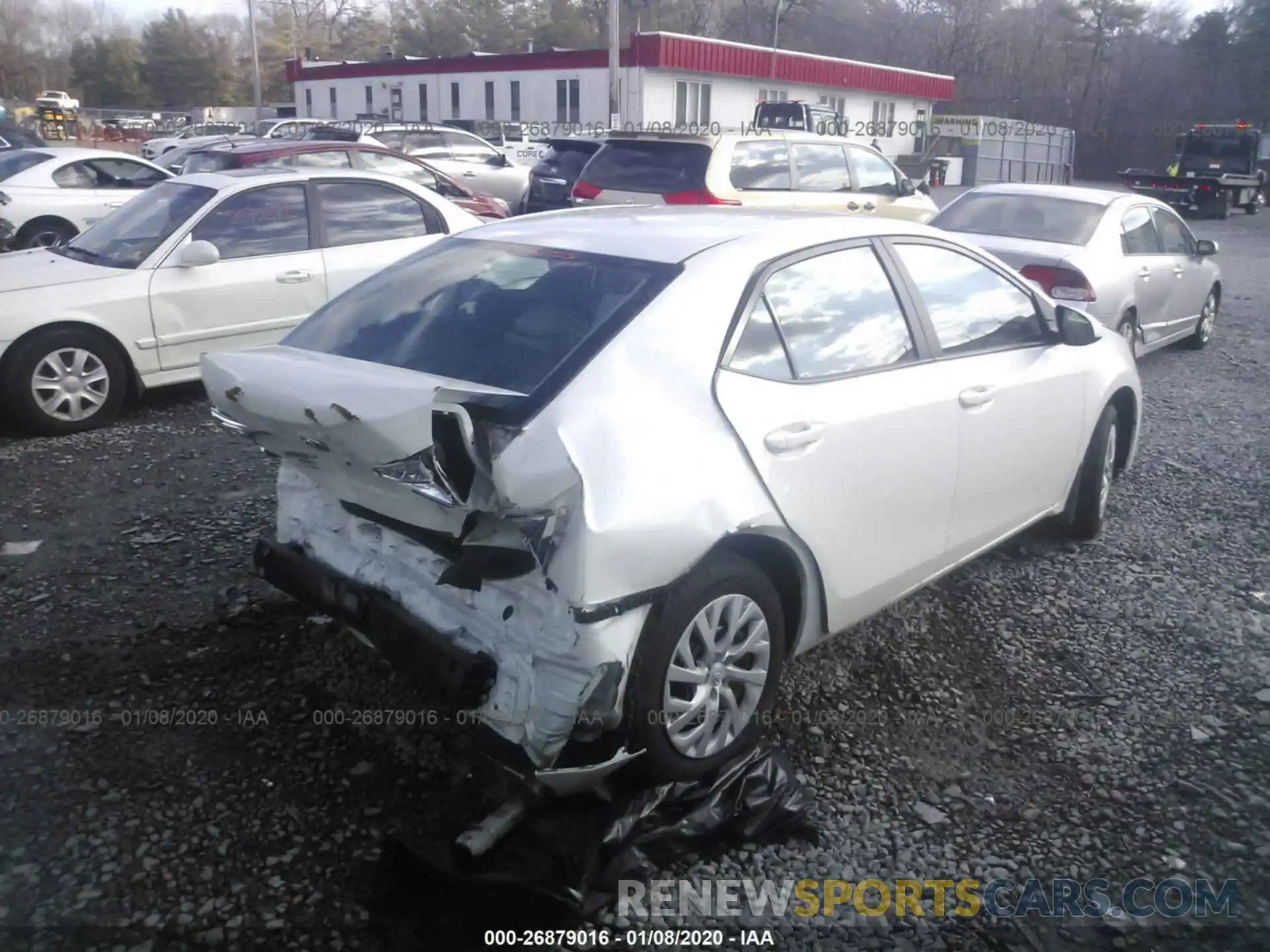 4 Photograph of a damaged car 5YFBURHE4KP870599 TOYOTA COROLLA 2019