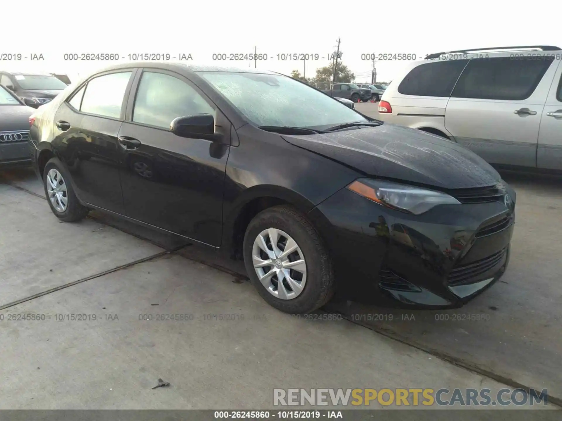 1 Photograph of a damaged car 5YFBURHE4KP870960 TOYOTA COROLLA 2019