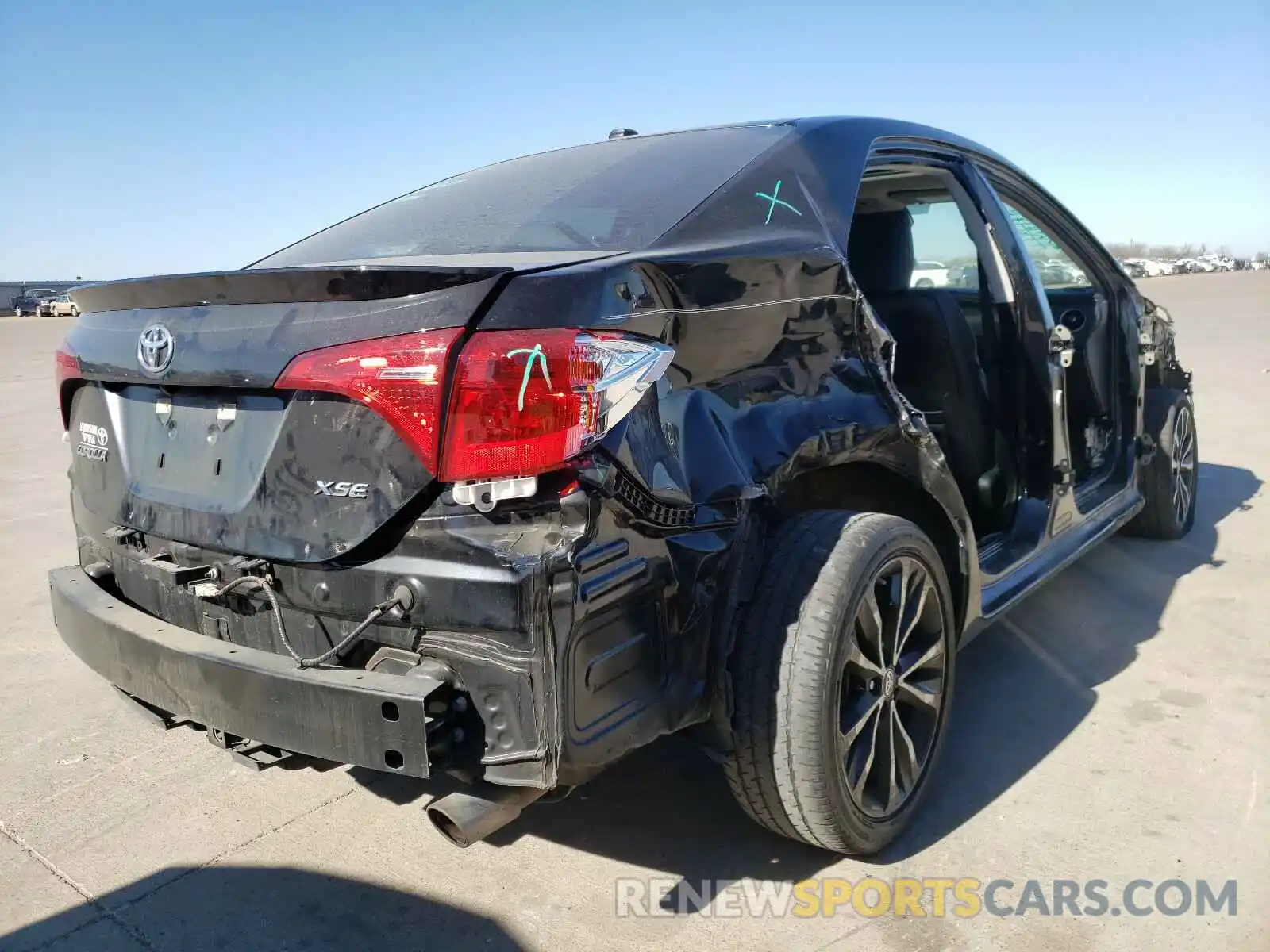 4 Photograph of a damaged car 5YFBURHE4KP870974 TOYOTA COROLLA 2019