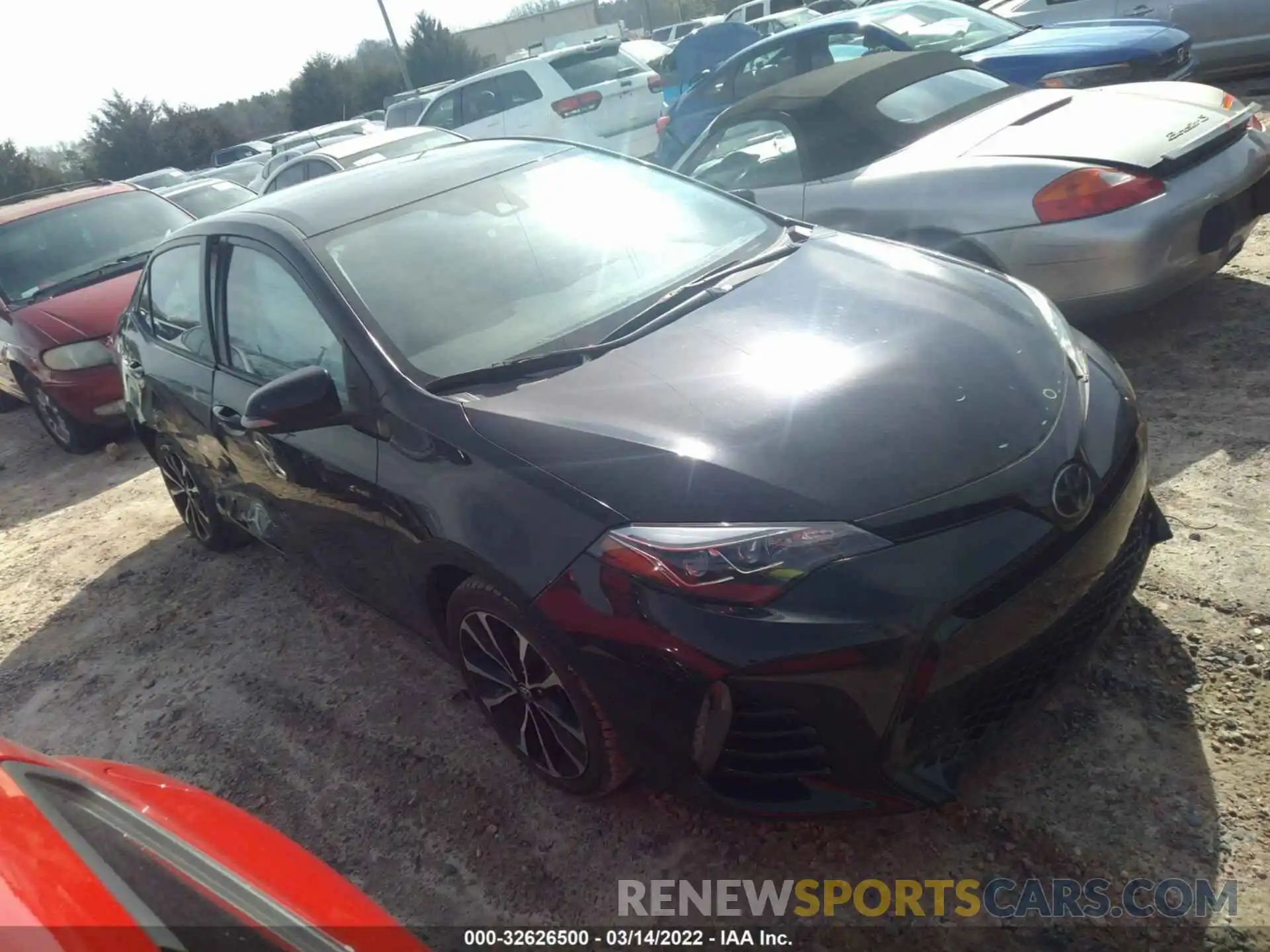 1 Photograph of a damaged car 5YFBURHE4KP871445 TOYOTA COROLLA 2019