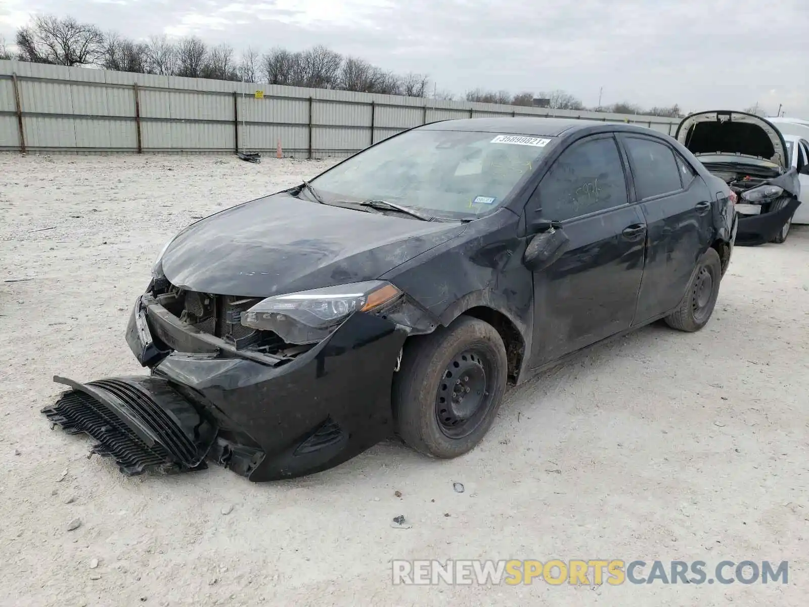 2 Photograph of a damaged car 5YFBURHE4KP871459 TOYOTA COROLLA 2019