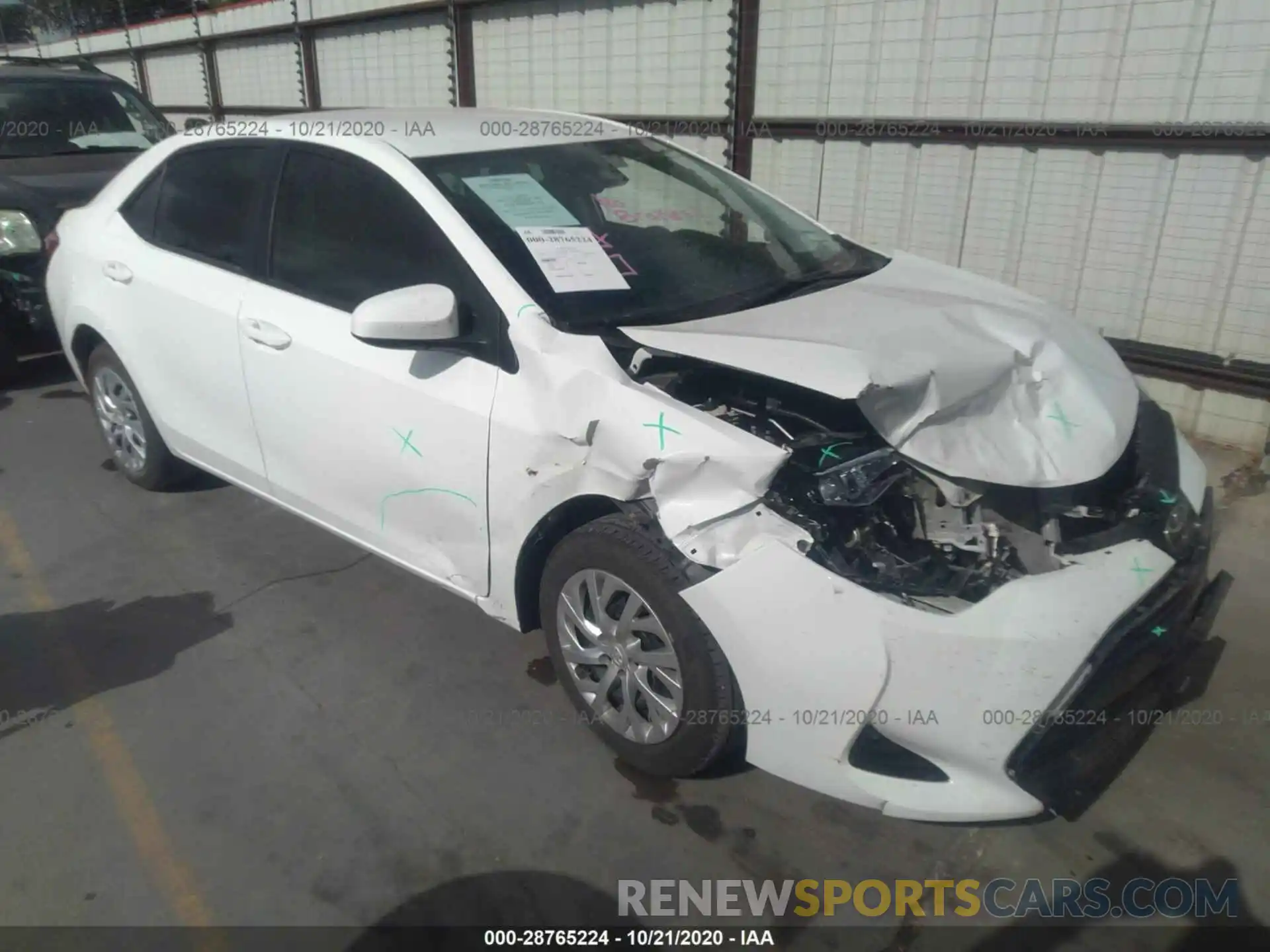 1 Фотография поврежденного автомобиля 5YFBURHE4KP871591 TOYOTA COROLLA 2019