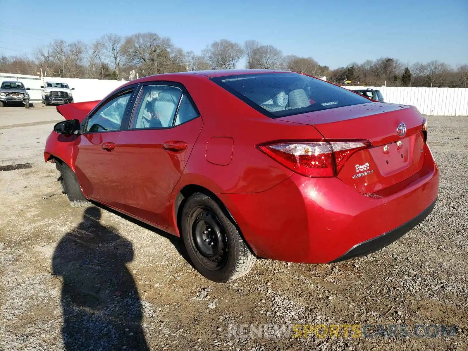 3 Photograph of a damaged car 5YFBURHE4KP871851 TOYOTA COROLLA 2019