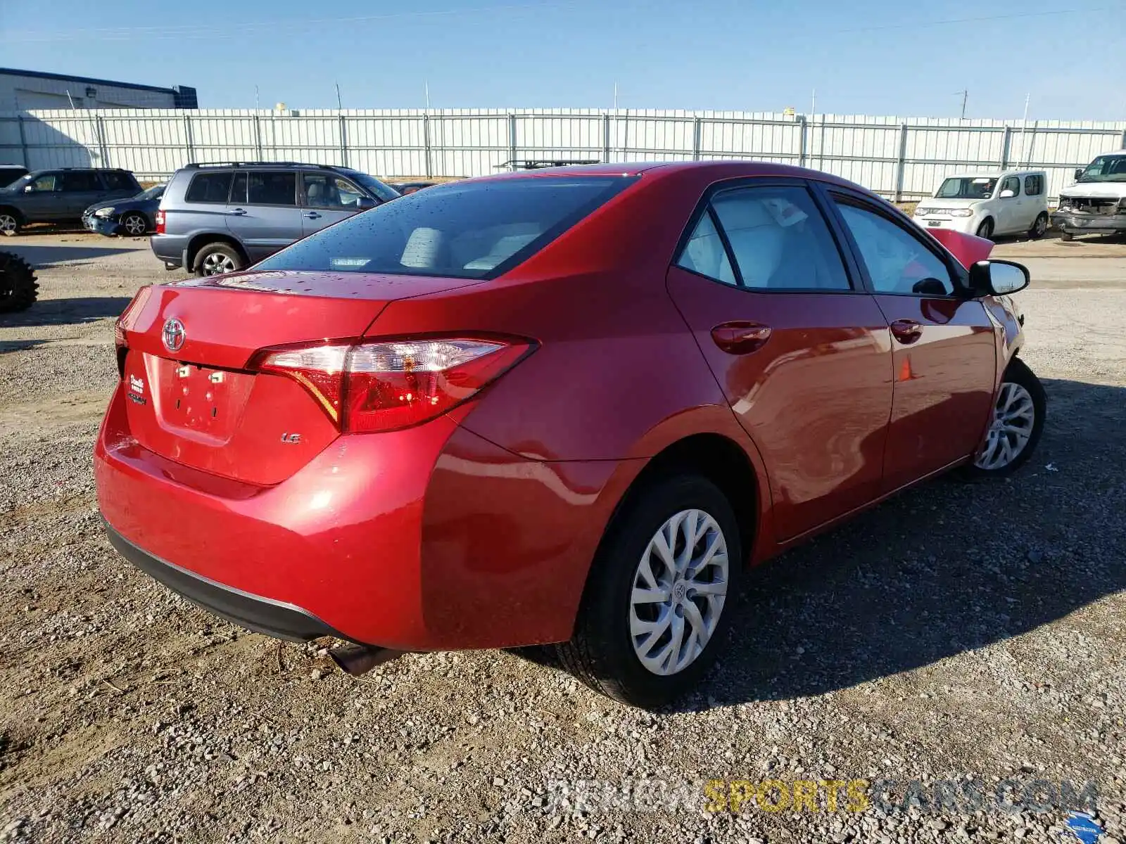 4 Photograph of a damaged car 5YFBURHE4KP871851 TOYOTA COROLLA 2019