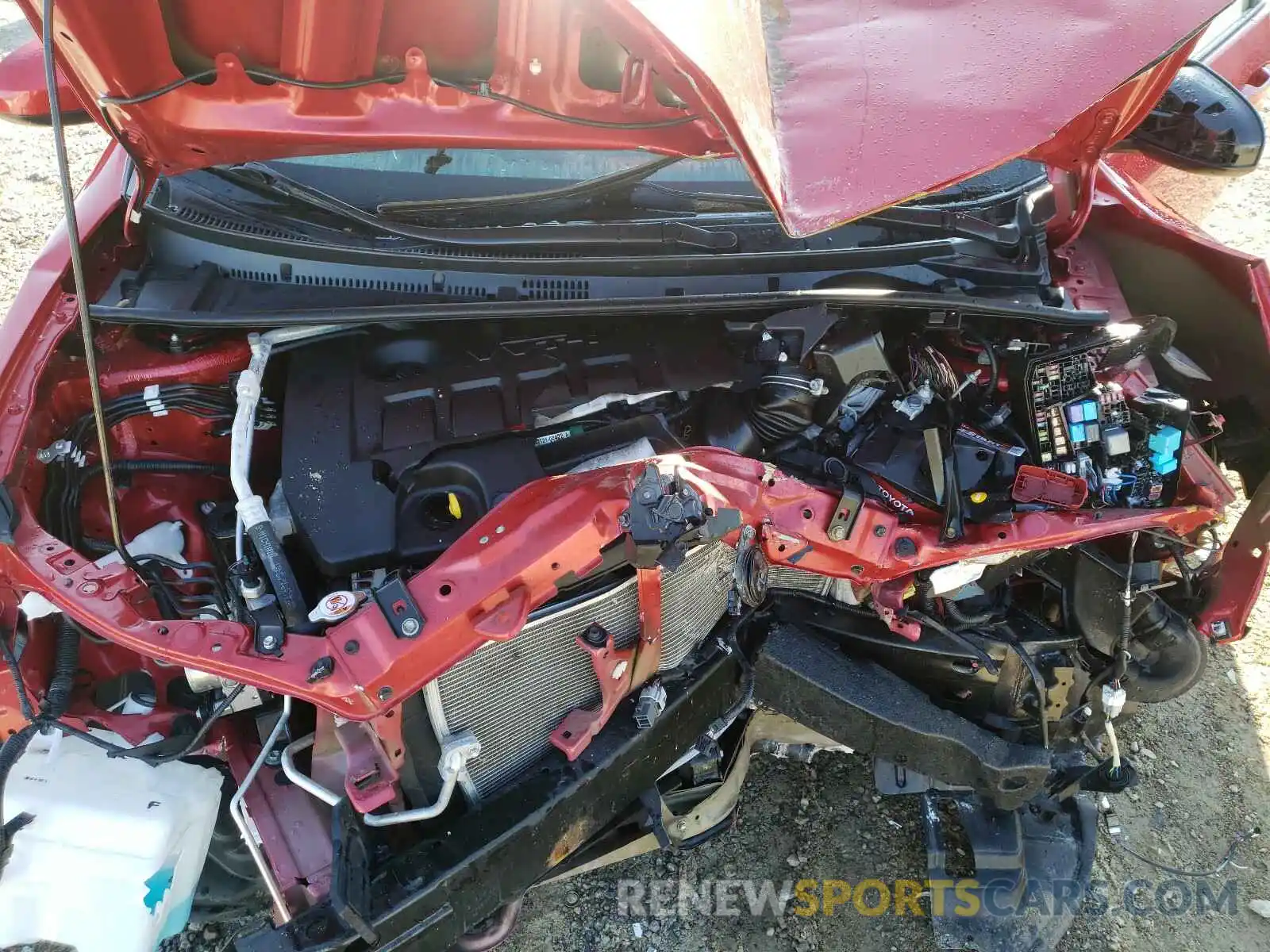 7 Photograph of a damaged car 5YFBURHE4KP871851 TOYOTA COROLLA 2019