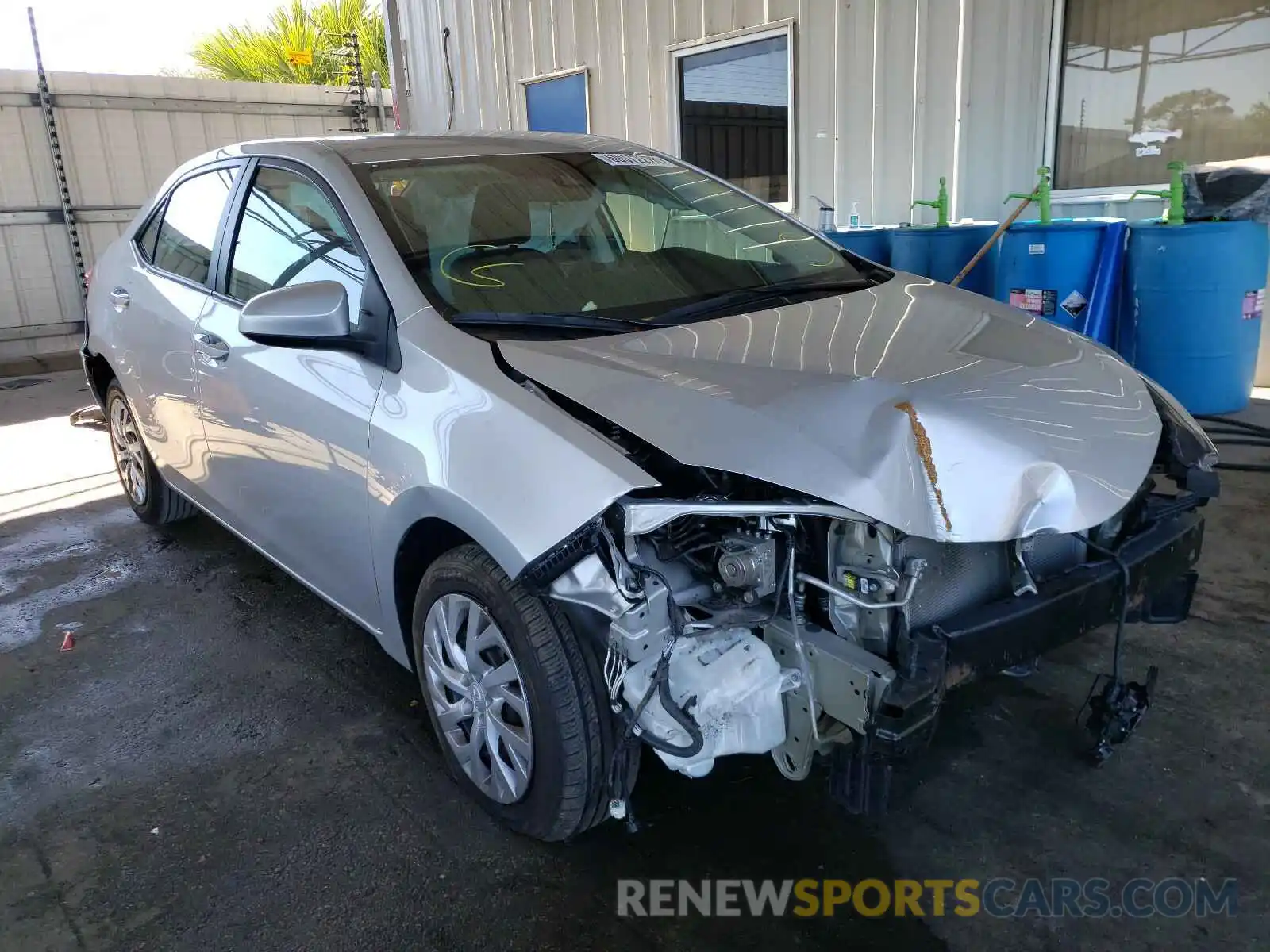 1 Photograph of a damaged car 5YFBURHE4KP872126 TOYOTA COROLLA 2019