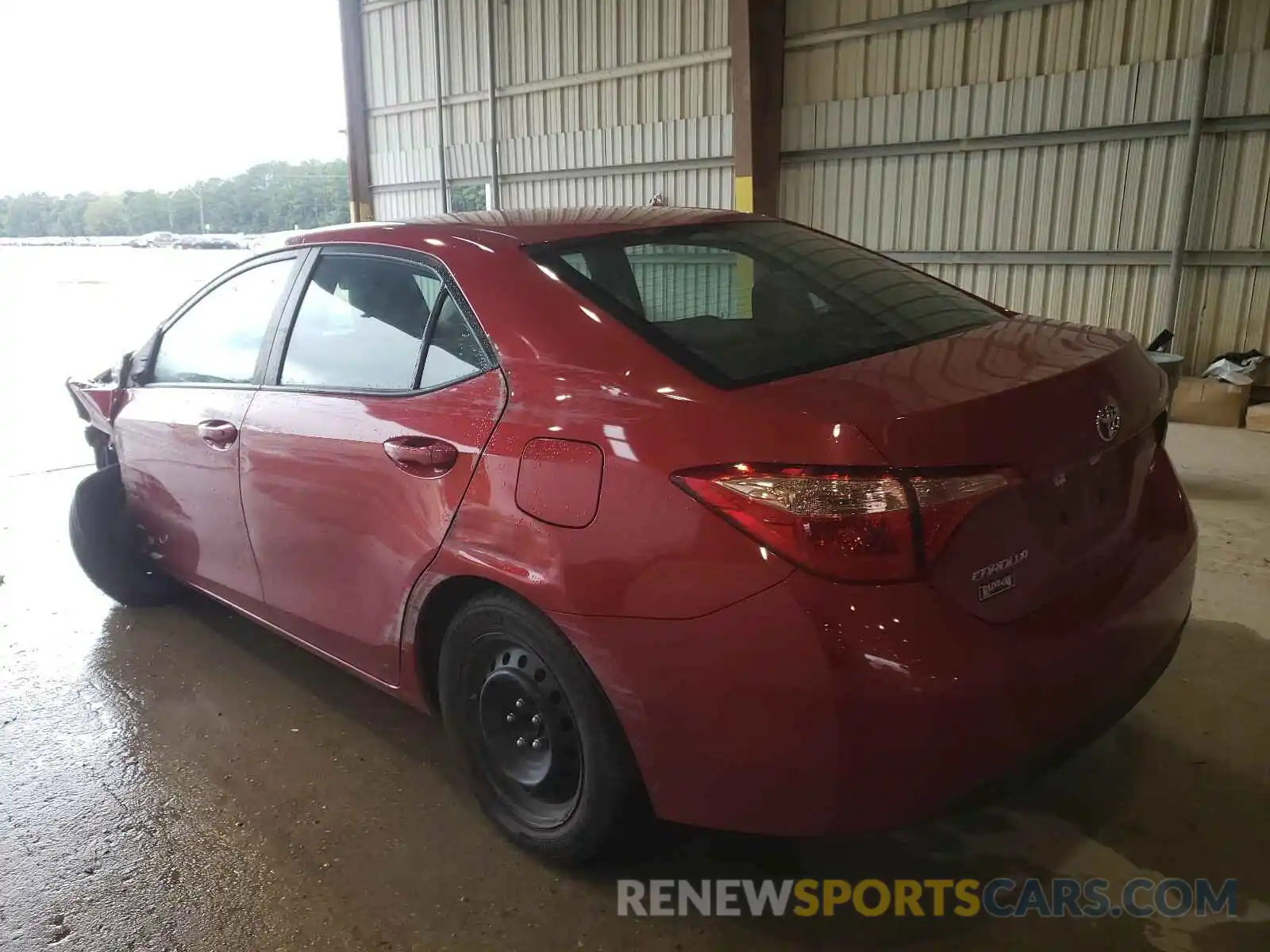 3 Photograph of a damaged car 5YFBURHE4KP872353 TOYOTA COROLLA 2019