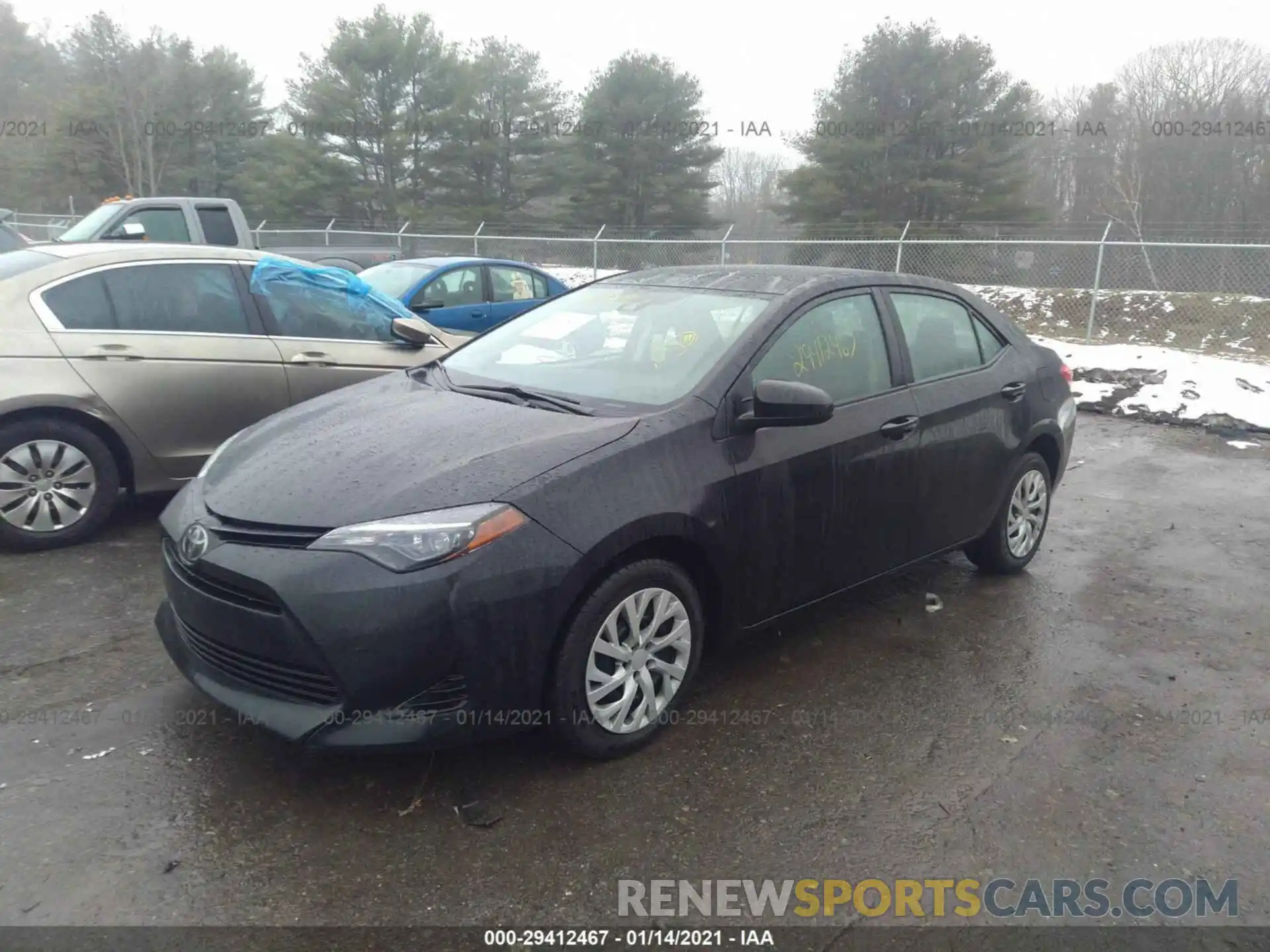 2 Photograph of a damaged car 5YFBURHE4KP872532 TOYOTA COROLLA 2019