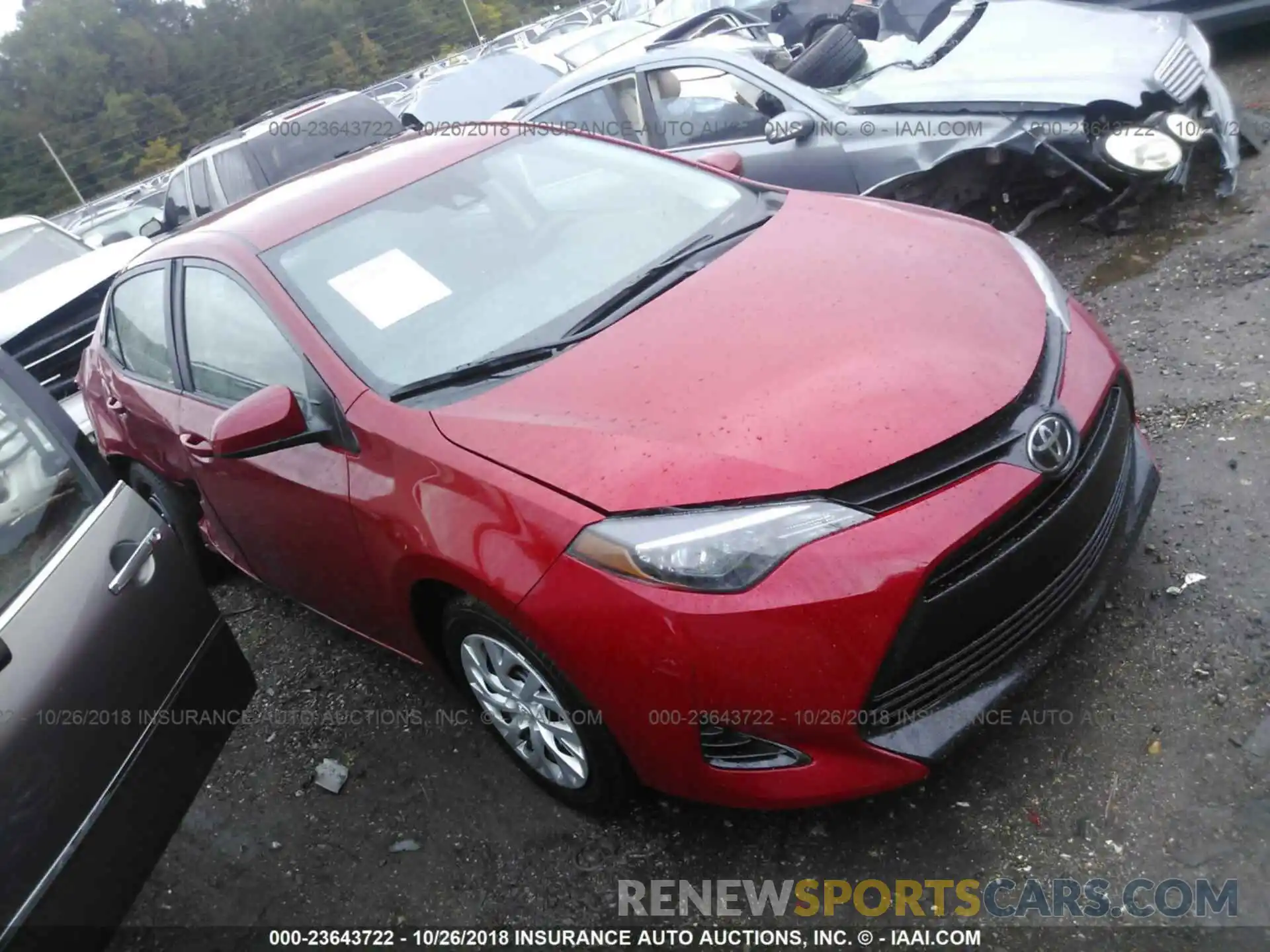 1 Photograph of a damaged car 5YFBURHE4KP872580 Toyota Corolla 2019