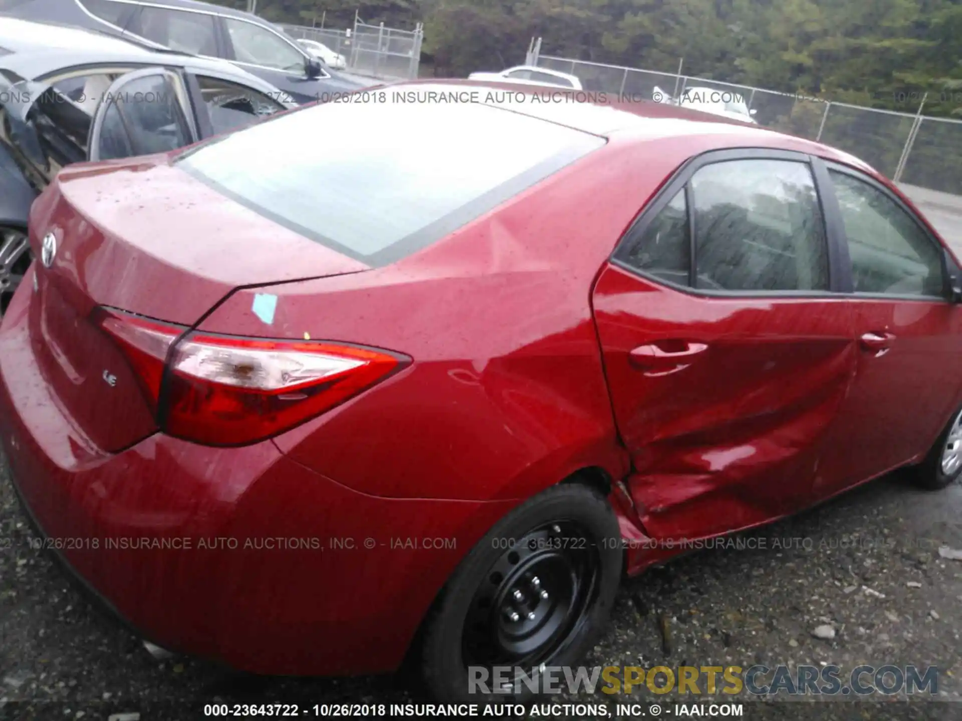 6 Photograph of a damaged car 5YFBURHE4KP872580 Toyota Corolla 2019