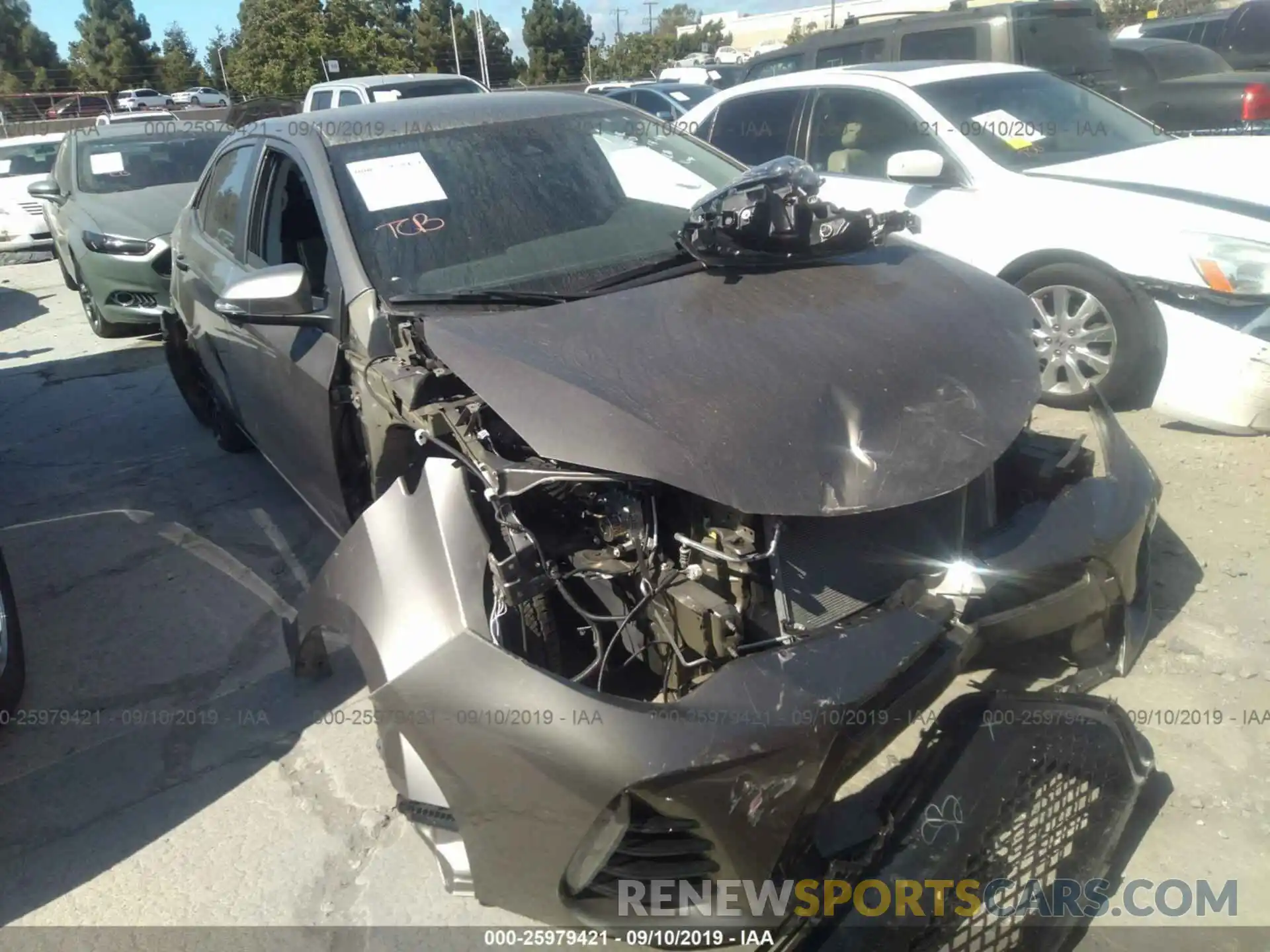 1 Photograph of a damaged car 5YFBURHE4KP872661 TOYOTA COROLLA 2019