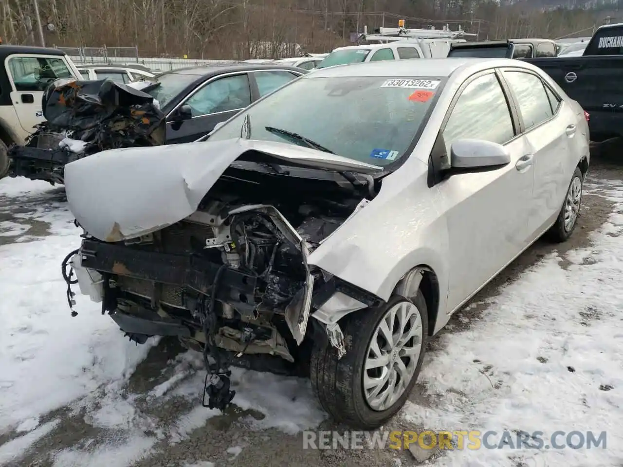 2 Photograph of a damaged car 5YFBURHE4KP872725 TOYOTA COROLLA 2019