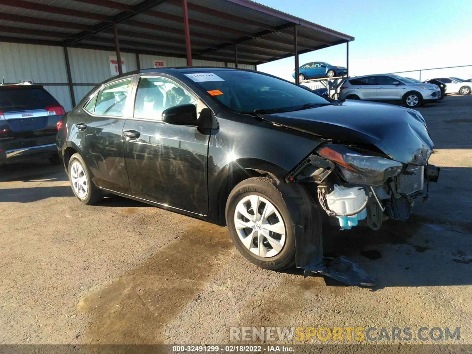 1 Photograph of a damaged car 5YFBURHE4KP872949 TOYOTA COROLLA 2019