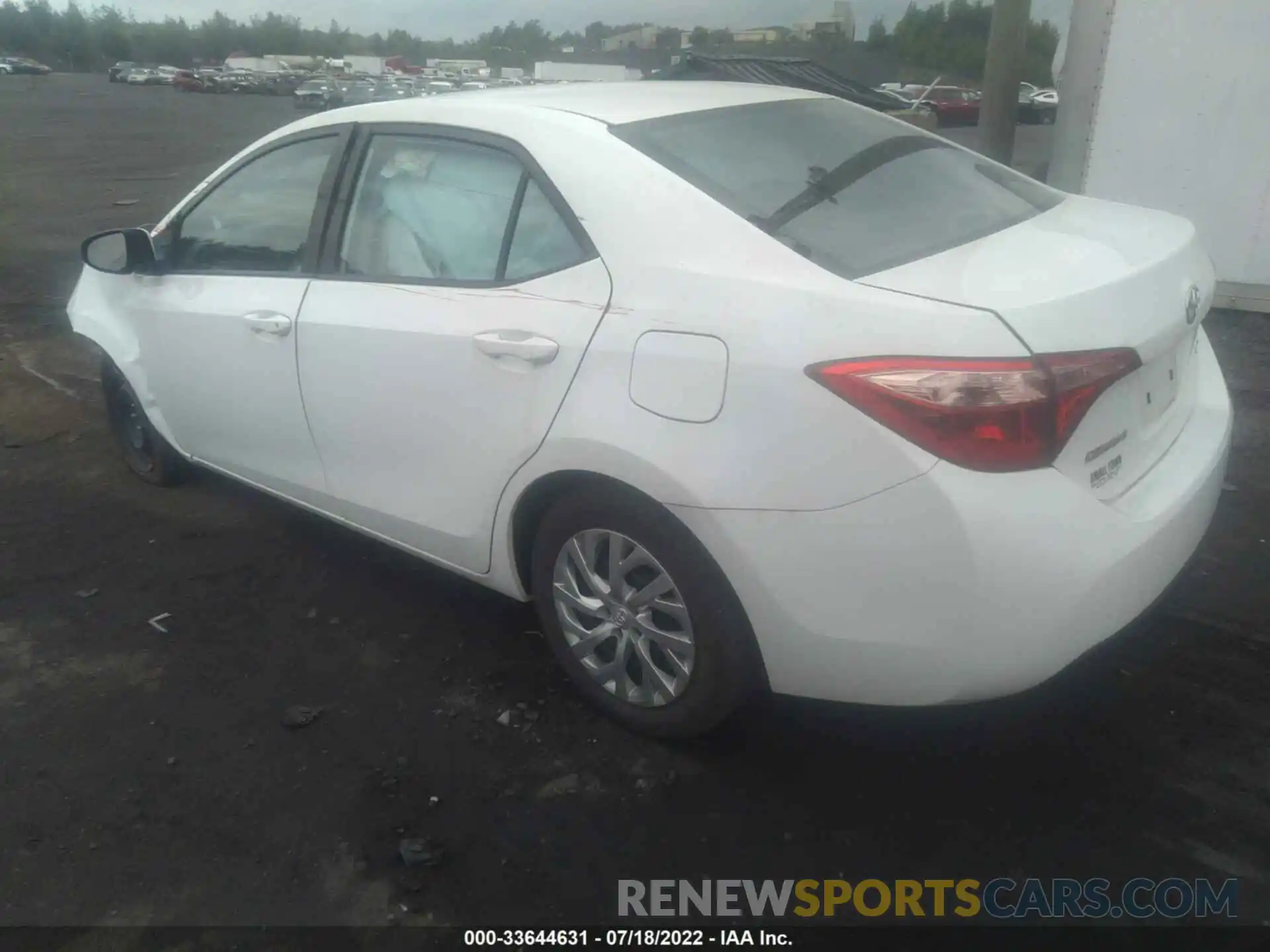 3 Photograph of a damaged car 5YFBURHE4KP872952 TOYOTA COROLLA 2019