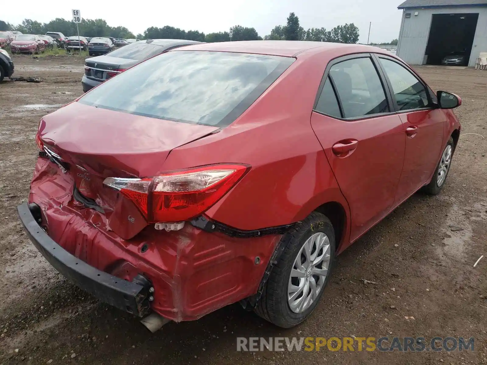 4 Photograph of a damaged car 5YFBURHE4KP873597 TOYOTA COROLLA 2019