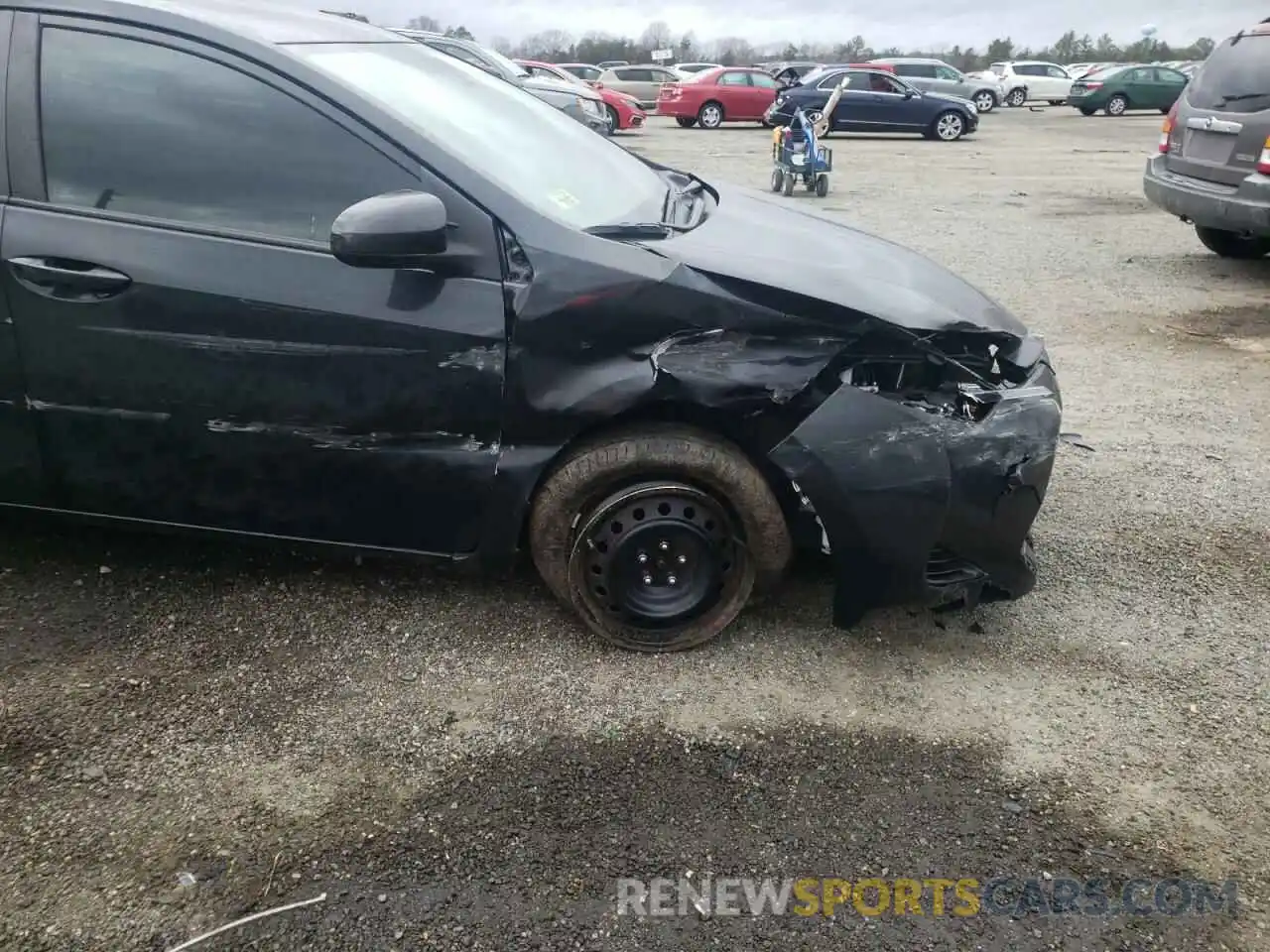 9 Photograph of a damaged car 5YFBURHE4KP873678 TOYOTA COROLLA 2019