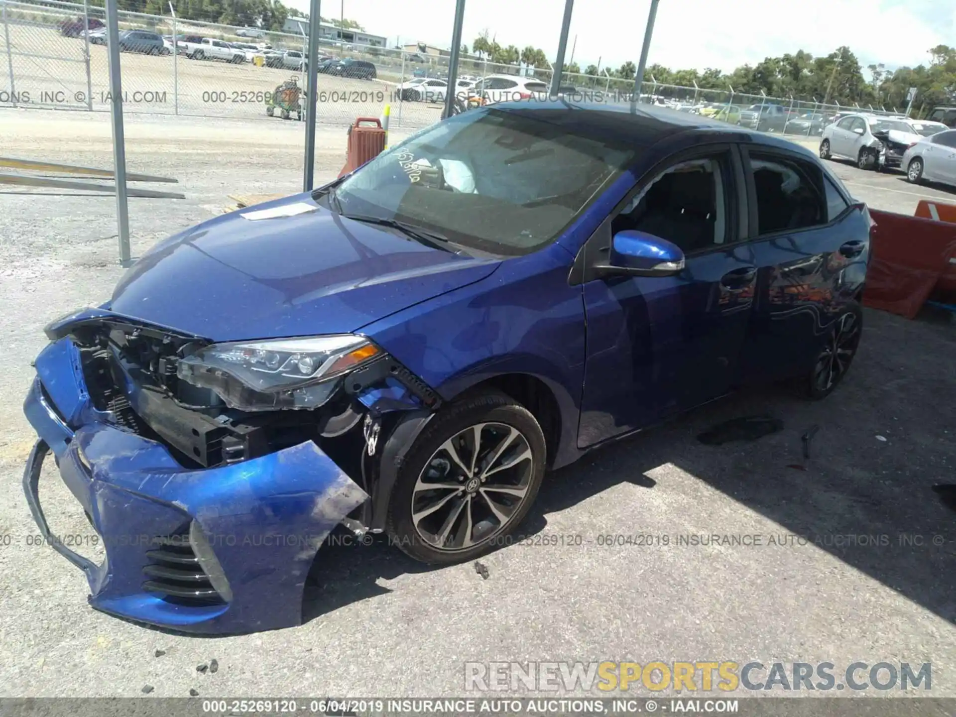 2 Photograph of a damaged car 5YFBURHE4KP873826 TOYOTA COROLLA 2019