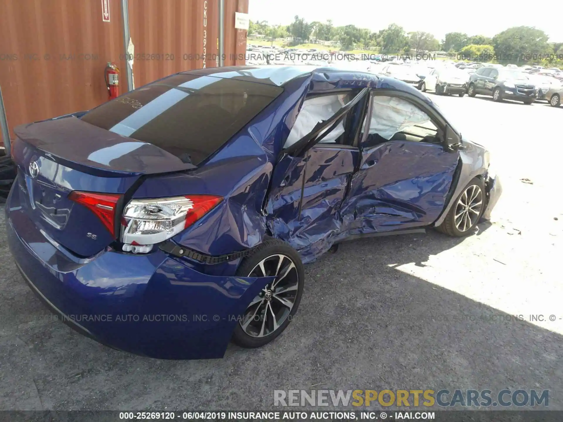 4 Photograph of a damaged car 5YFBURHE4KP873826 TOYOTA COROLLA 2019