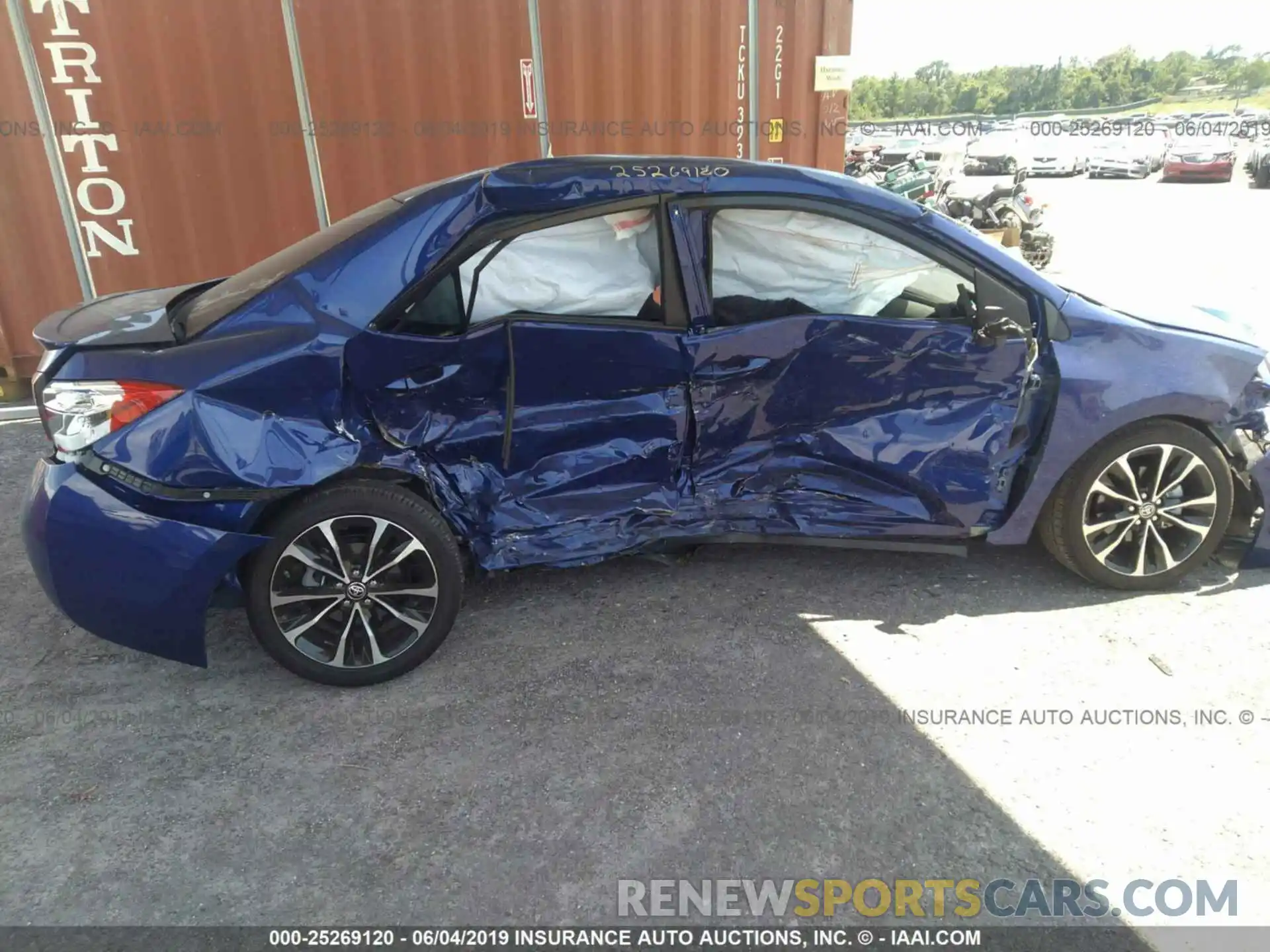 6 Photograph of a damaged car 5YFBURHE4KP873826 TOYOTA COROLLA 2019