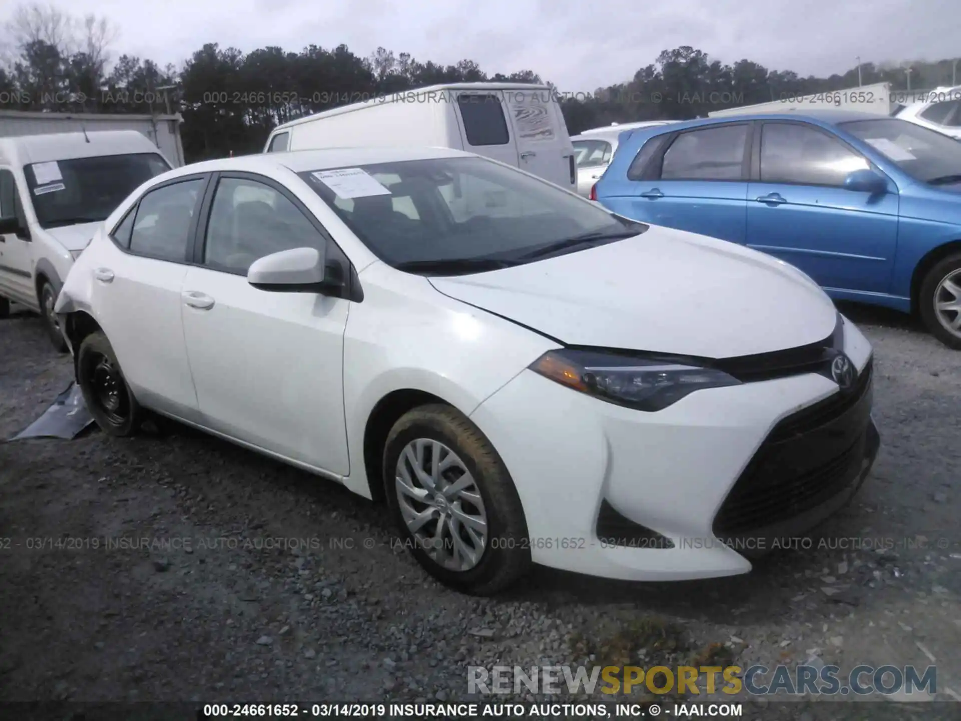 1 Photograph of a damaged car 5YFBURHE4KP874748 TOYOTA COROLLA 2019